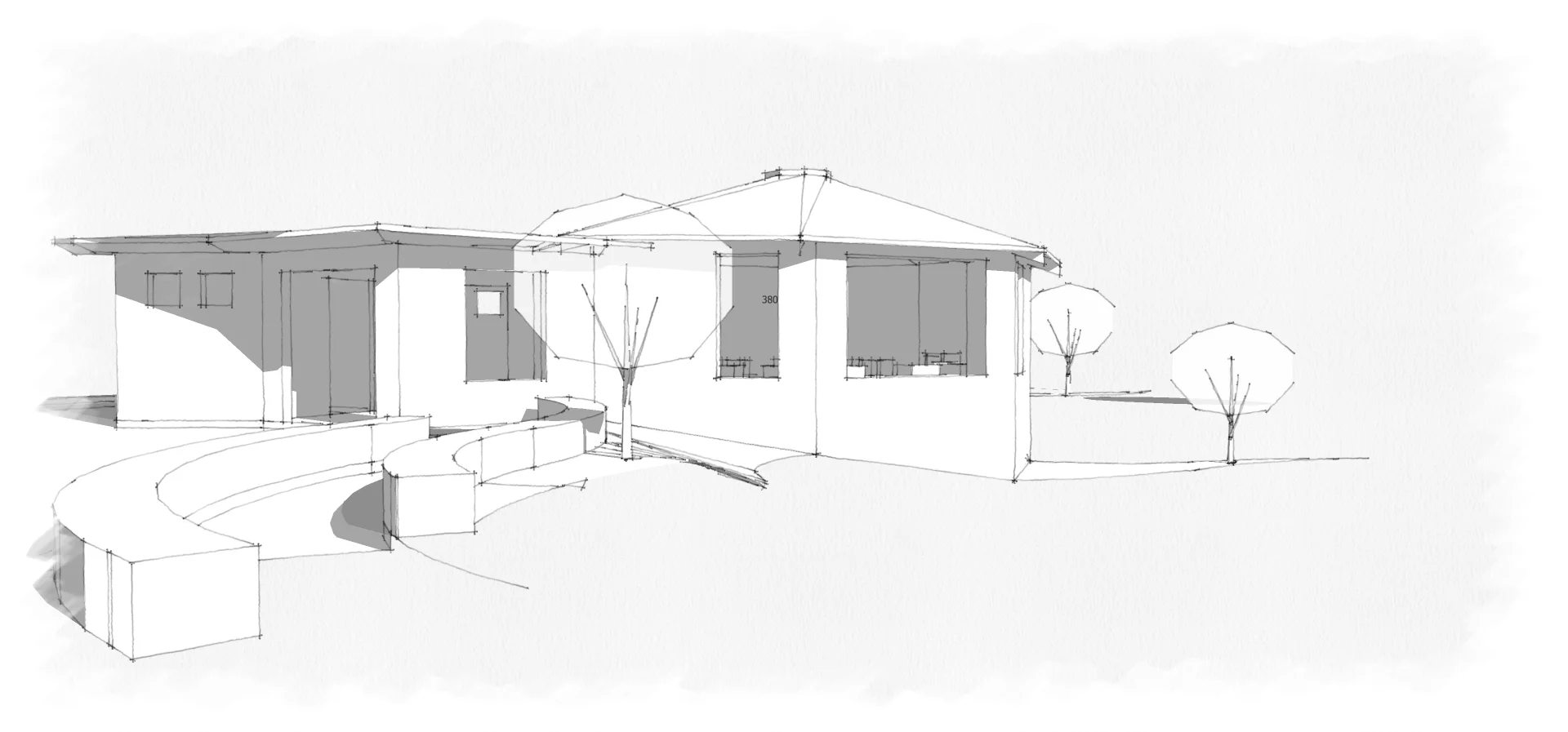 concept design for a small quaker chapel in the dandenong ranges