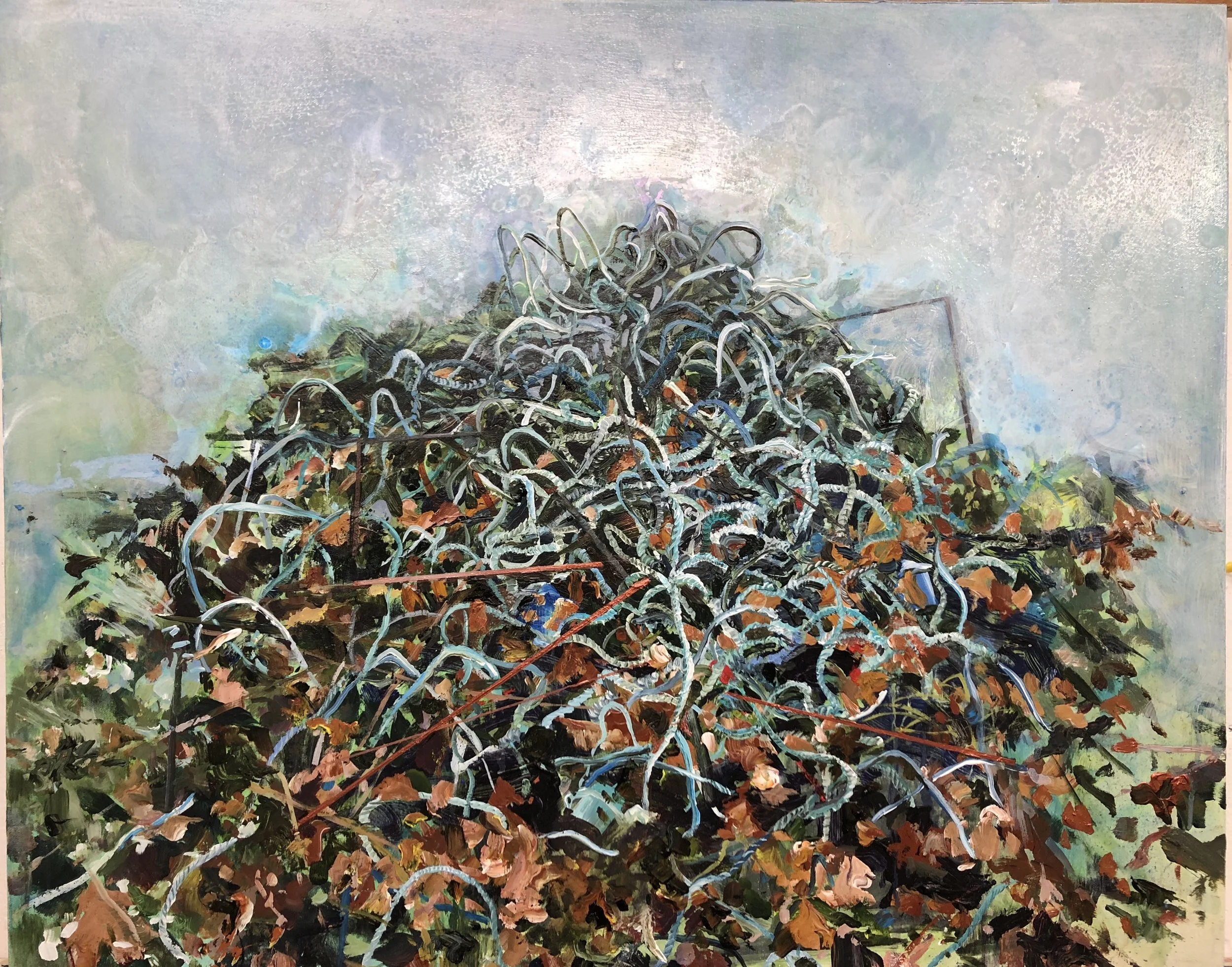 2.'Tangled Tango' 24_ x 30_ acrylic on canvas 2018 �2300 .jpg