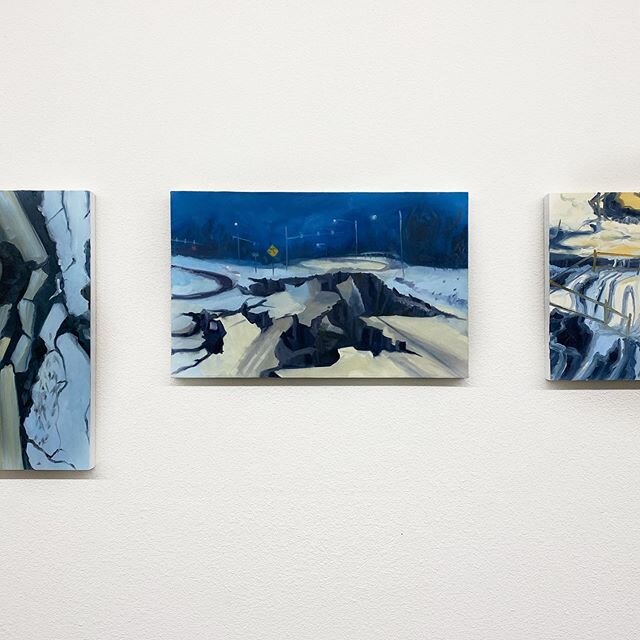 Last days to see Kellyann Monaghan&rsquo;s moving exhibit &ldquo;Where Do we go from here?&rdquo; #artinla #painting #closingweekend 
#losangeles #climatechange