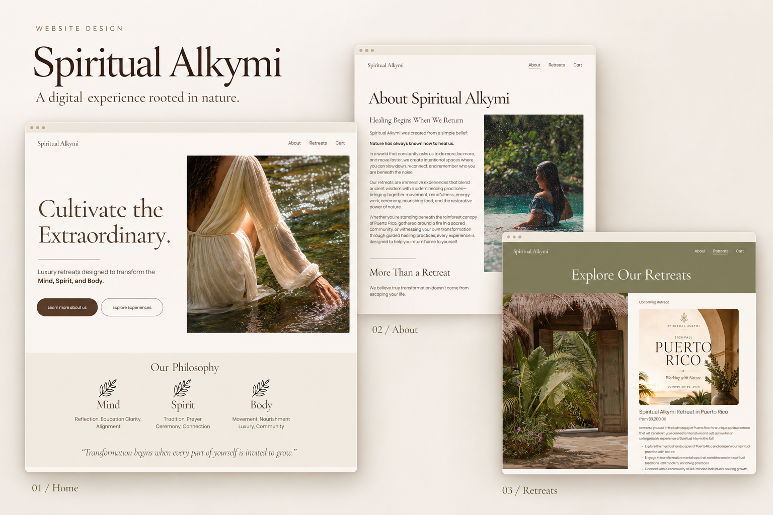 Spiritual Alkymi website design showcase.png