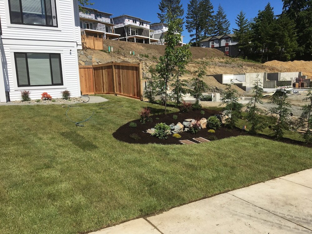 new build - landscaping nanaimo