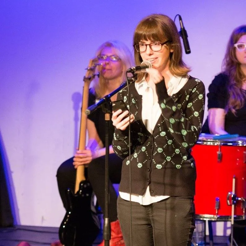 Austin, also reading a poem, like a nerd. Photo by Alex Barstow
