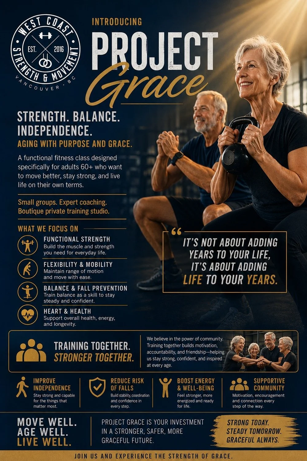 Project Grace training poster