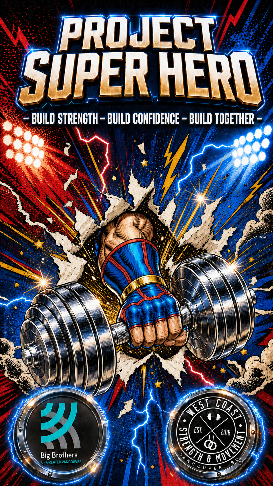 Project Super Hero training poster