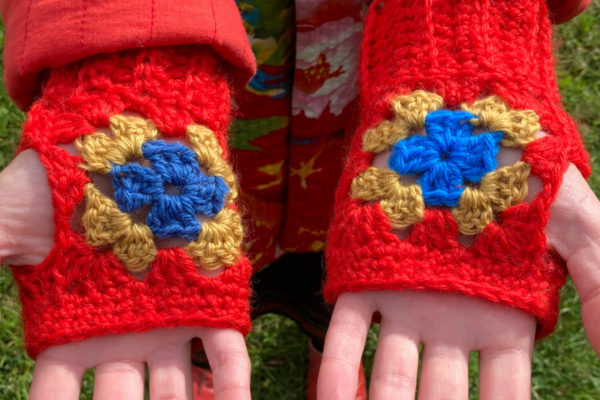 Fingerless Crochet Gloves