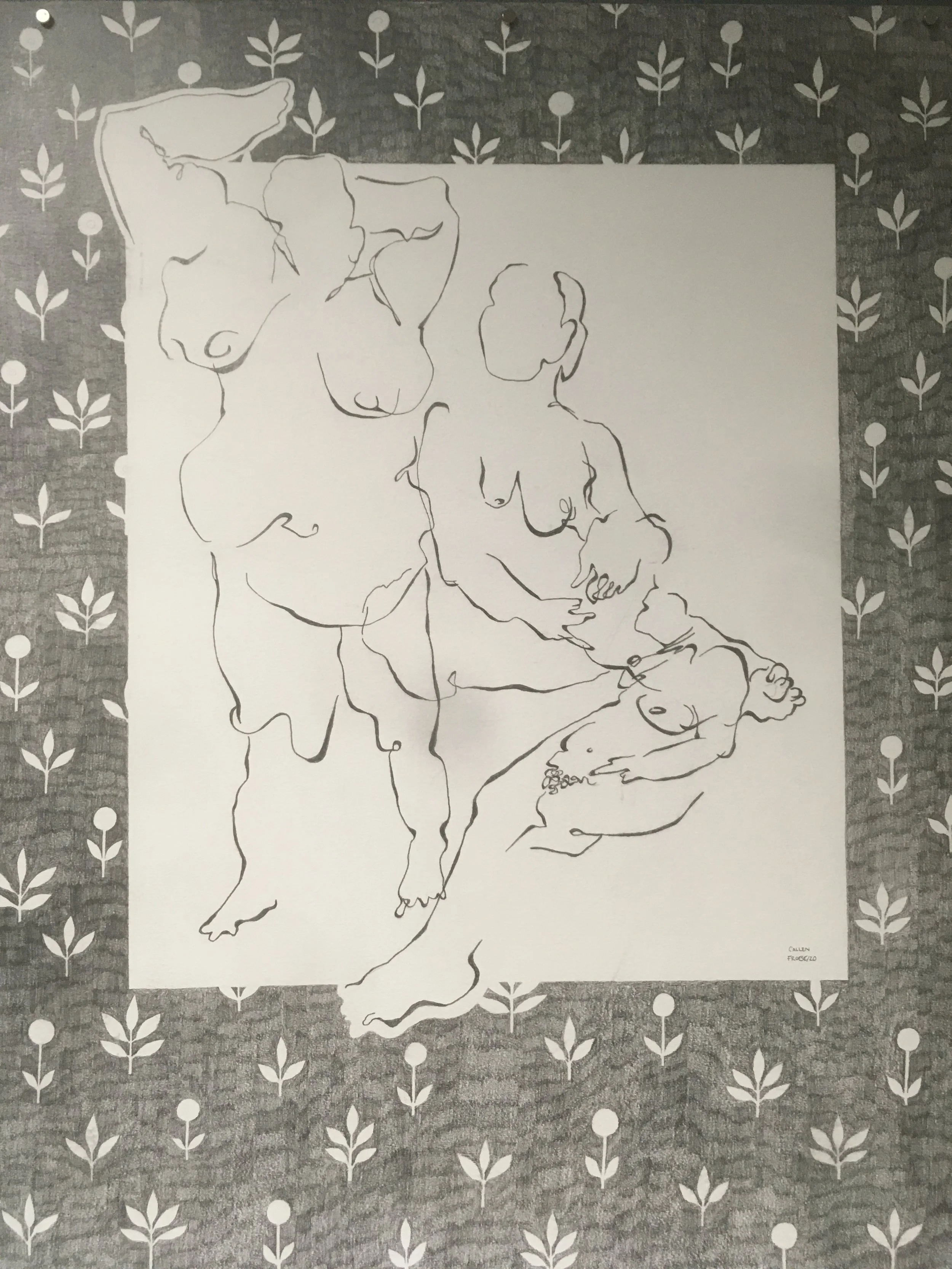 3 Figures Blind Pencil Drawing.JPG