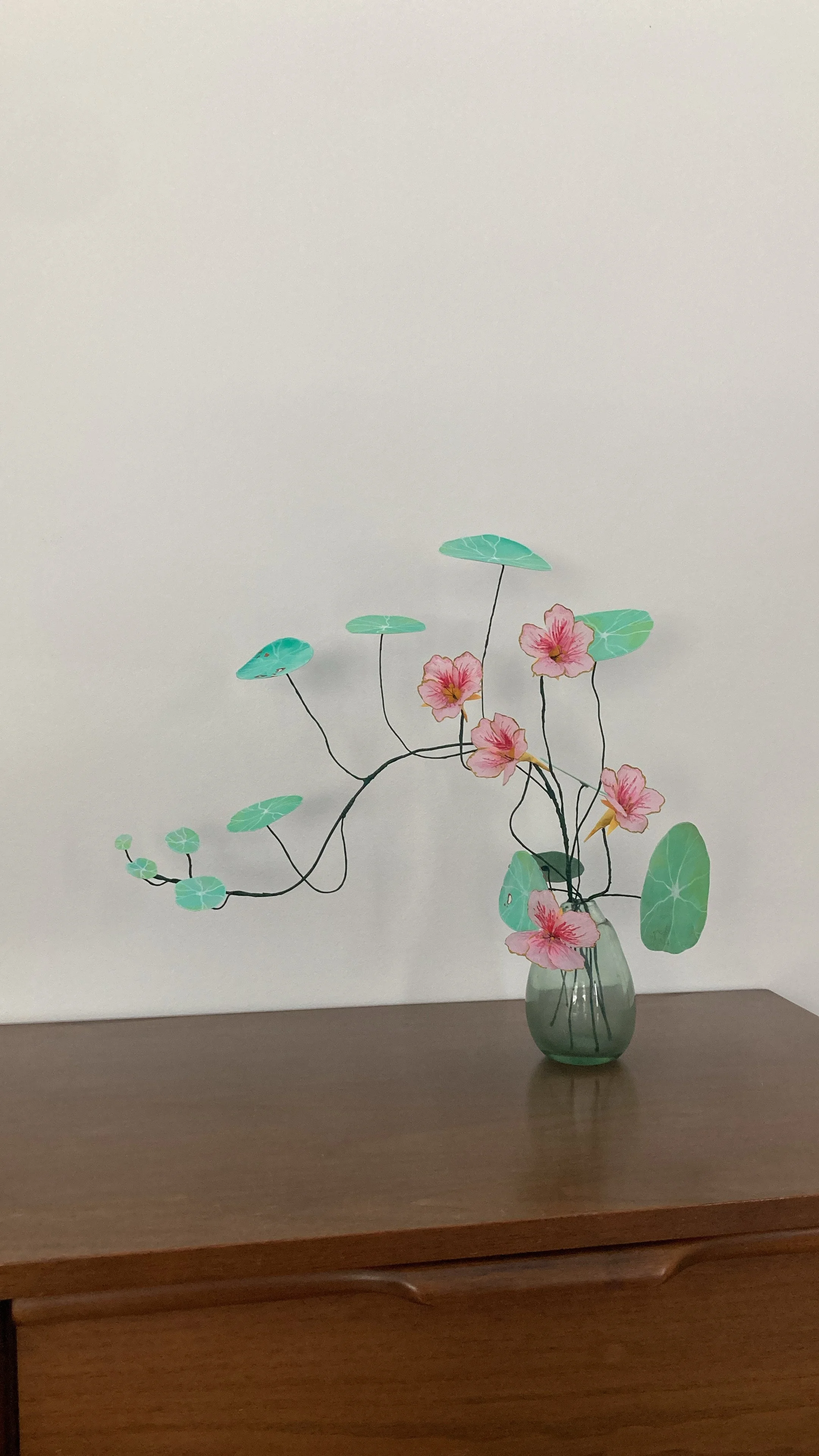 Paper Flower Arrangement Nasturtium.JPG