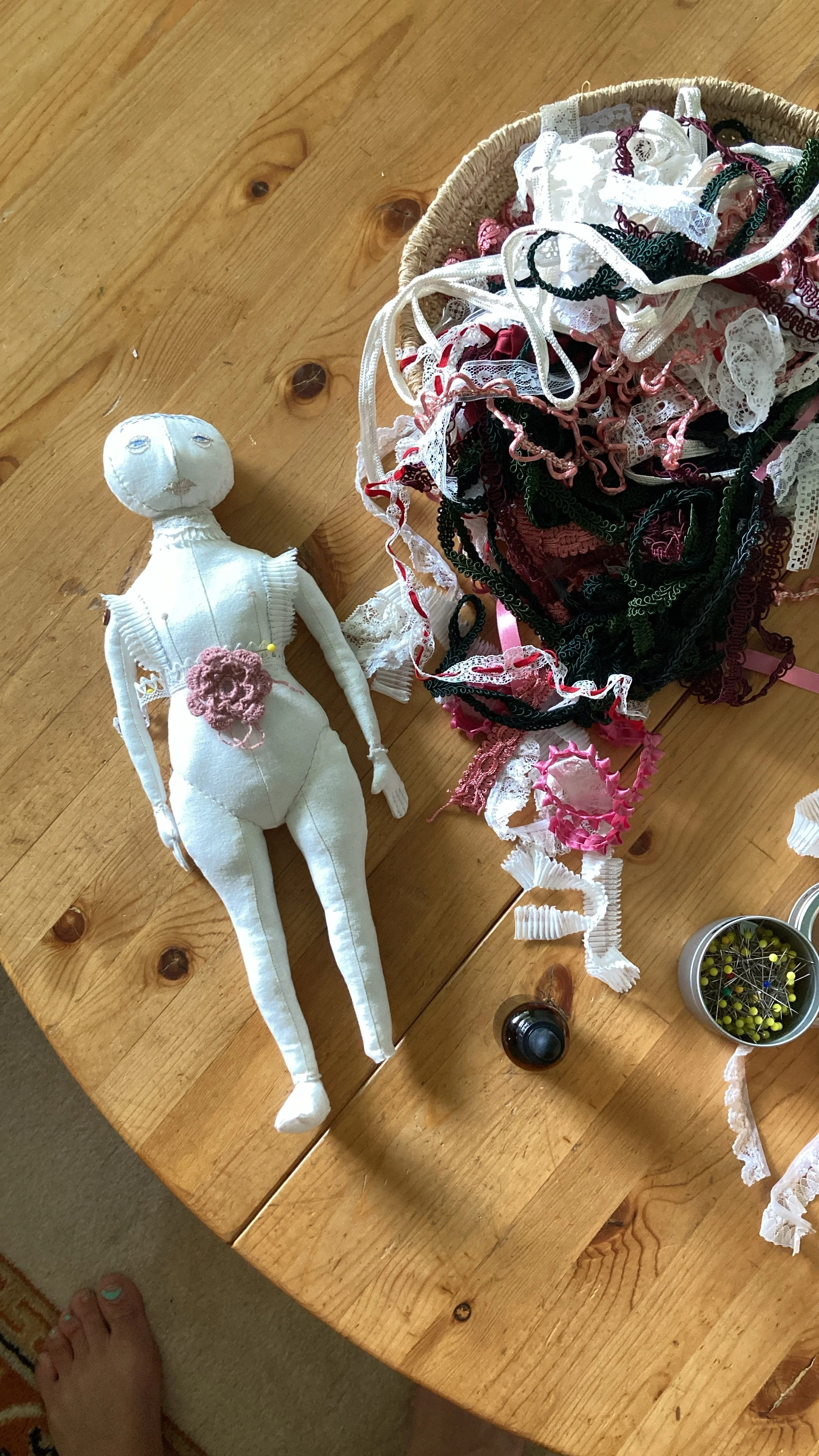 Stitched Art Doll in Progress.JPG