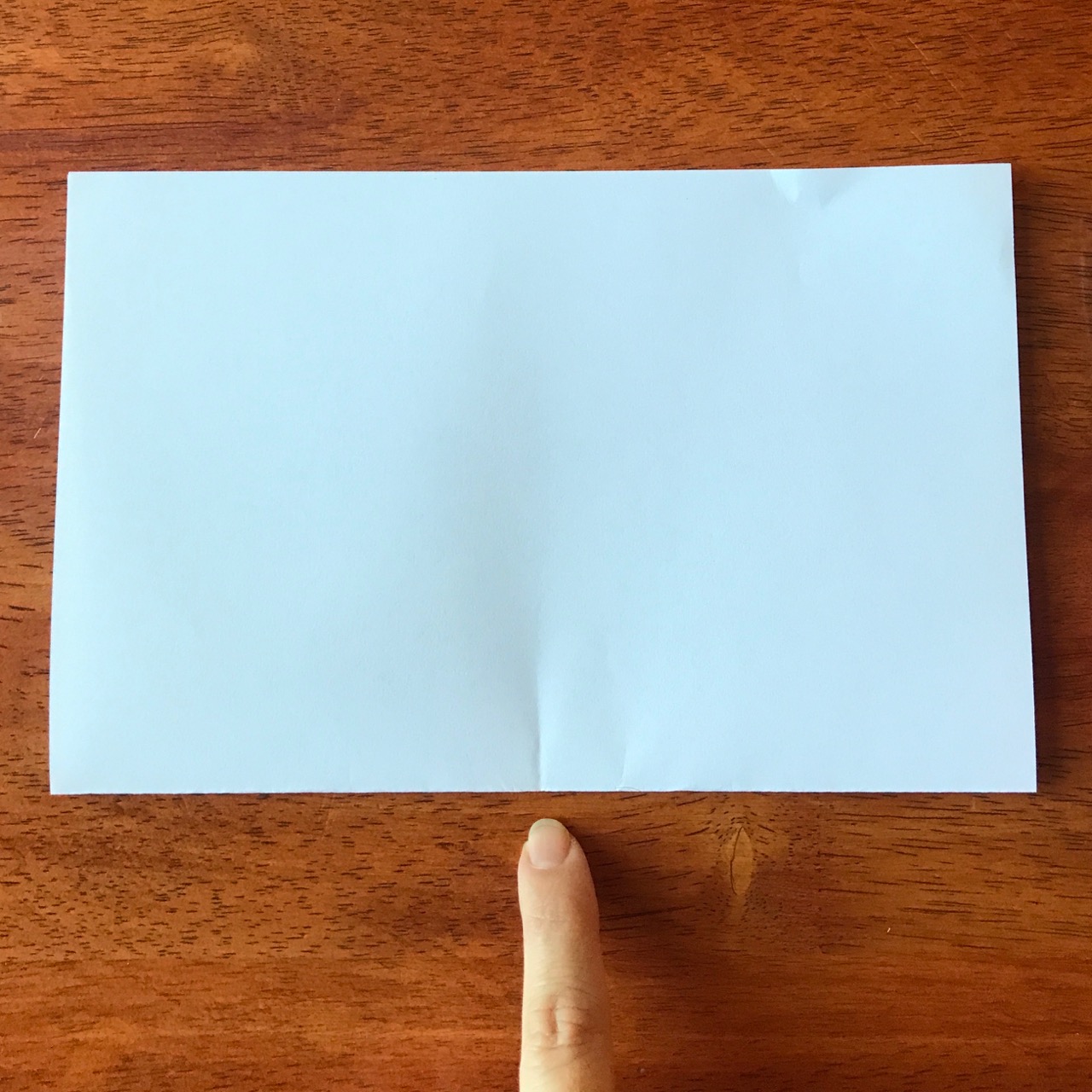 Fold your paper in half