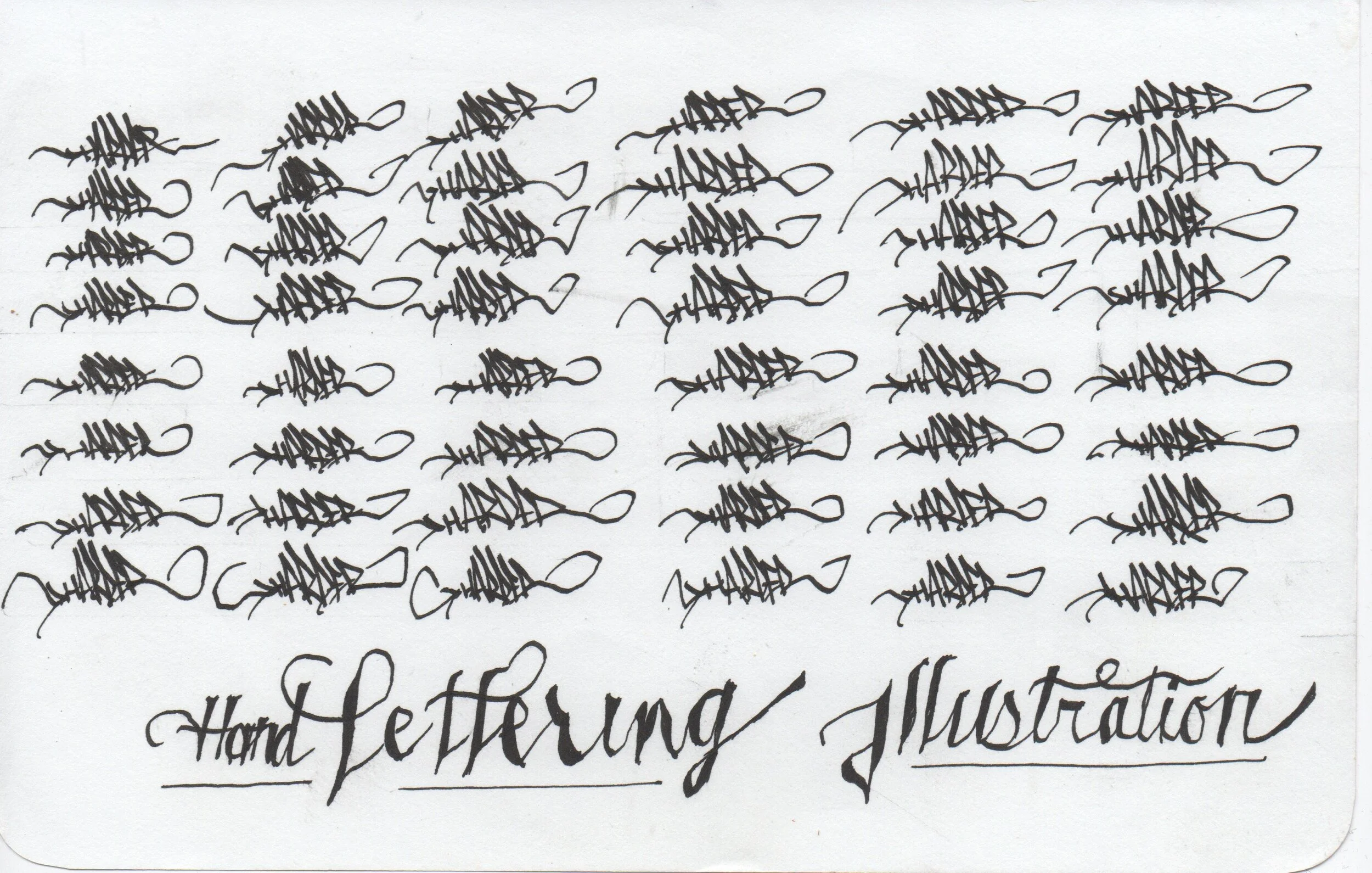 LETTERING ILLUSTRATION