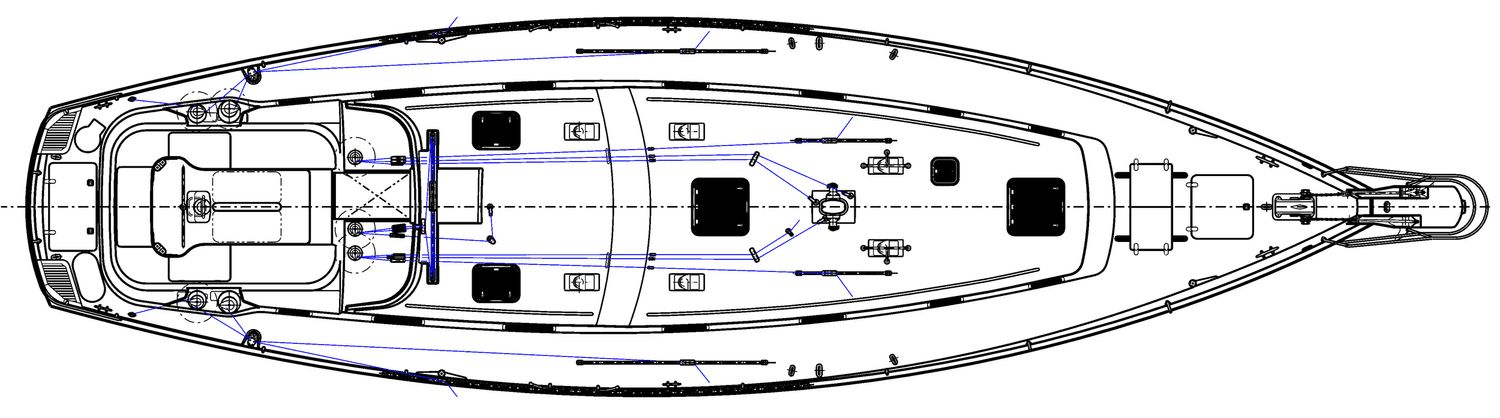 Cabo Rico 56 - Heavy Displacement Offshore Cruising Yacht — ED JOY DESIGN