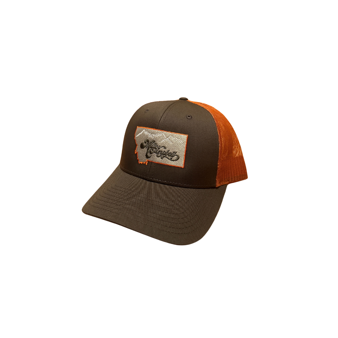 Montana Miller Hat (Green/Orange)