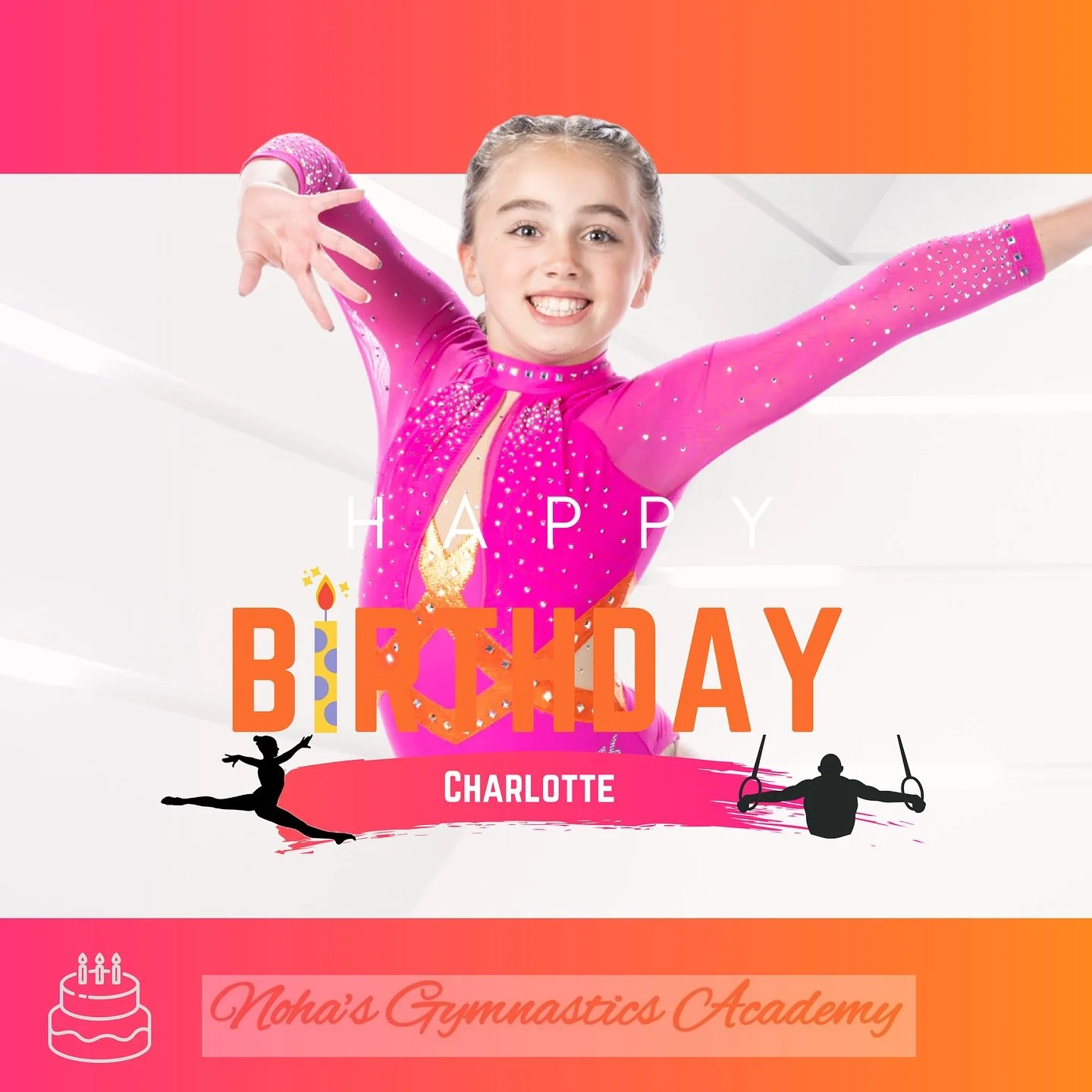🤸🏼Noha&rsquo;s Gymnastics Academy 🤸🏼

💖🧡Happy birthday Charlotte 🧡💖