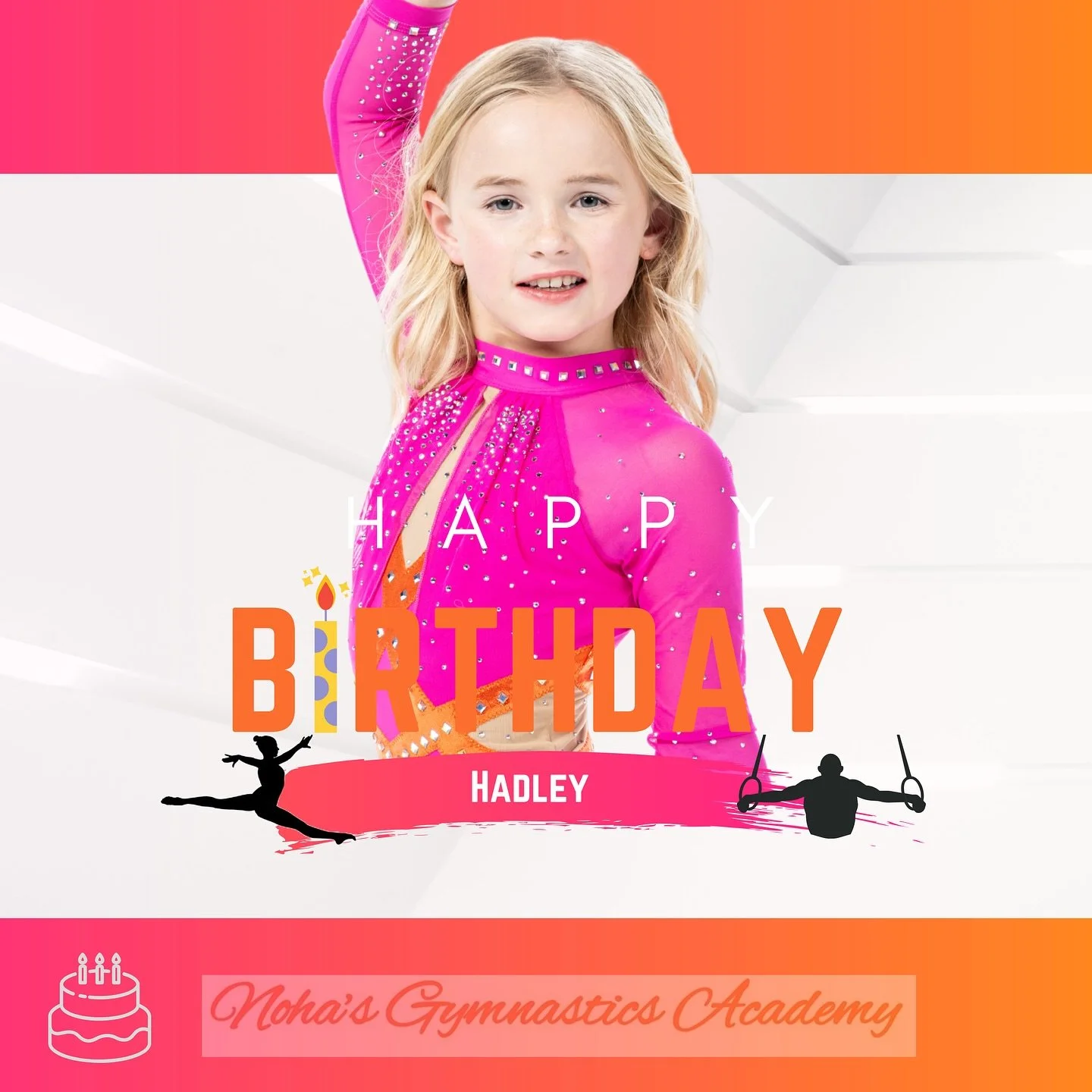 🤸🏼Noha&rsquo;s Gymnastics Academy 🤸🏼

💖🧡Happy birthday Hadley 🧡💖