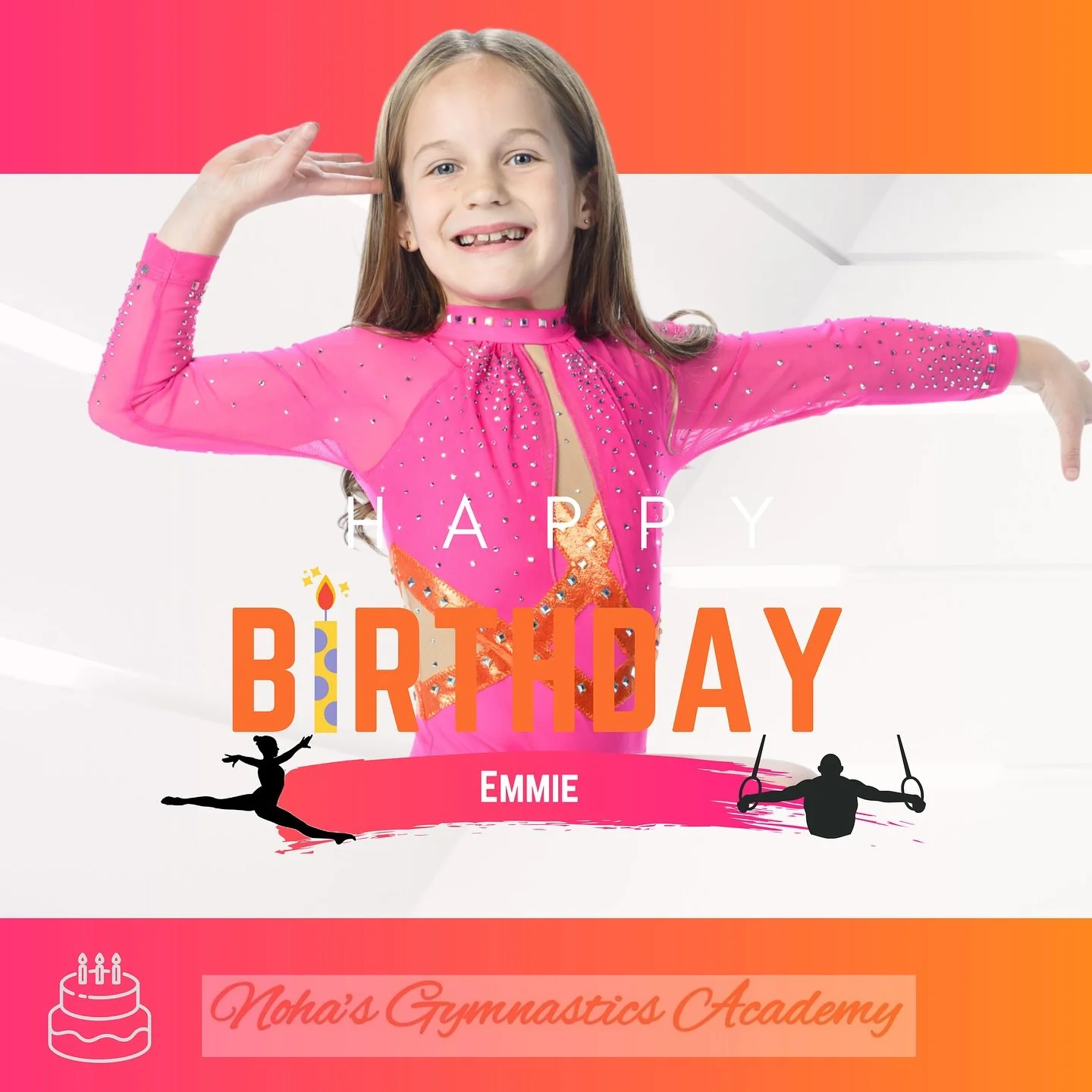 🤸🏼Noha&rsquo;s Gymnastics Academy 🤸🏼

💖🧡Happy birthday Emmie 🧡💖