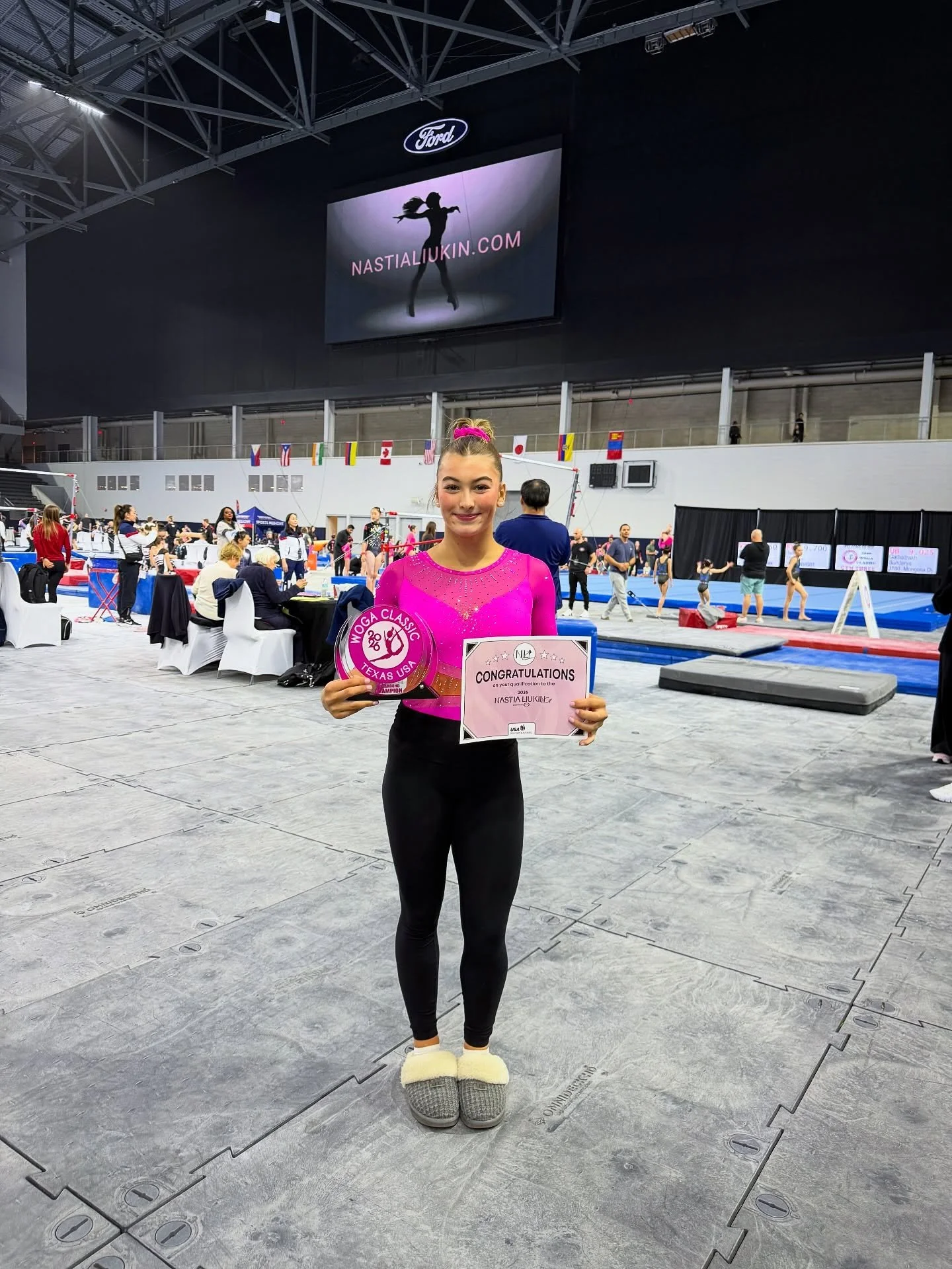 Did somebody say 2026 NASTIA LIUKIN CUP QUALIFIER?!?! 😱🥳🎉🩷

Congratulations Sabrina Visconti on earning the highest AA in all level 10 sessions at the 2026 WOGA Classic and qualifying to the Nastia Liukin Cup!!! 🩷🏆🩷

We are eternally proud of 