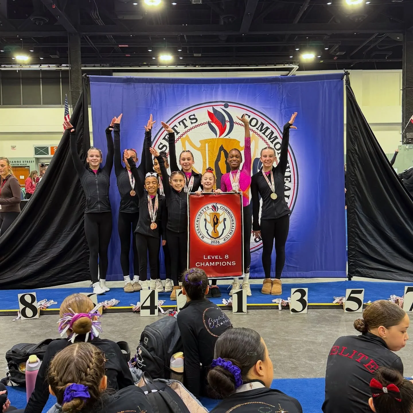 💖🧡 CONGRATULATIONS LEVEL 8 COMMONWEALTH CUP TEAM CHAMPIONS 🏆🏆🏆

Way to lift each other up and put your best foot forward! We are so endlessly proud of every single one of you 💖🧡💖🧡

🌟 Stay tuned for more results! 🥳🏅