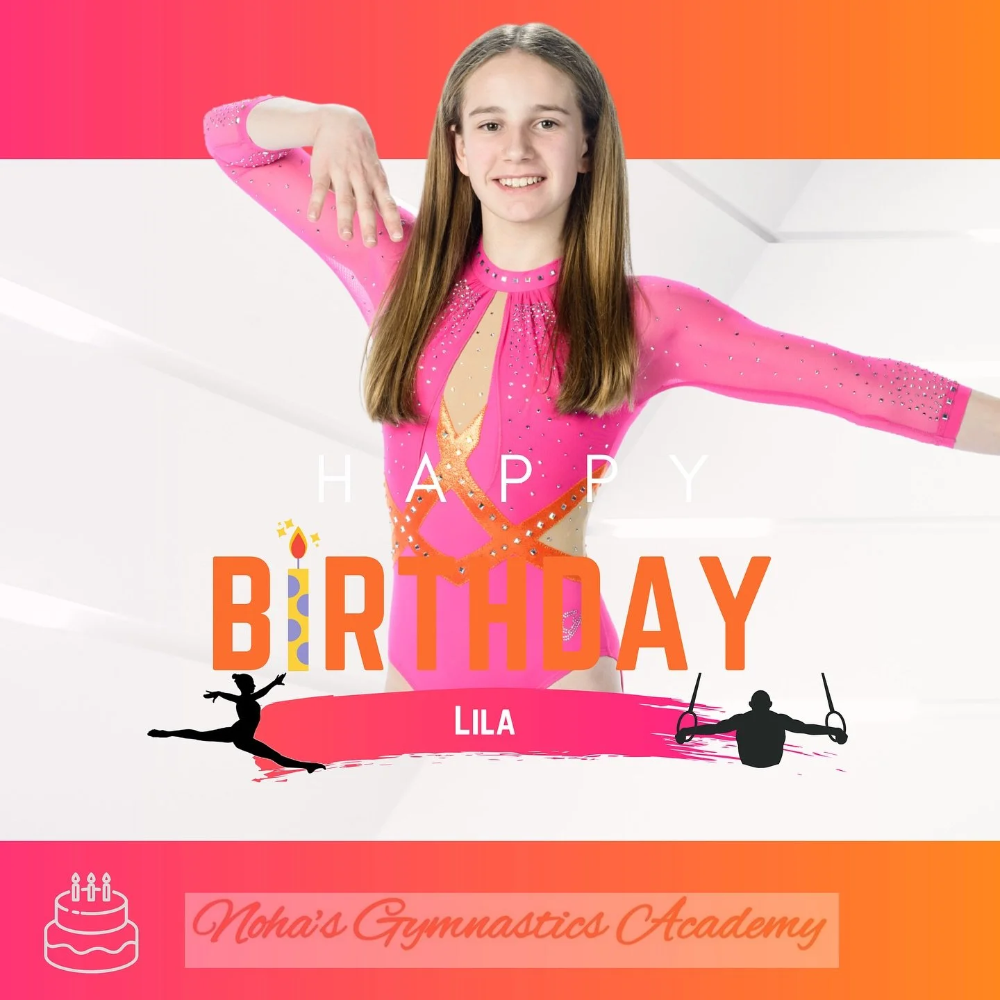 🤸🏼Noha&rsquo;s Gymnastics Academy 🤸🏼

💖🧡Happy birthday Lila 🧡💖