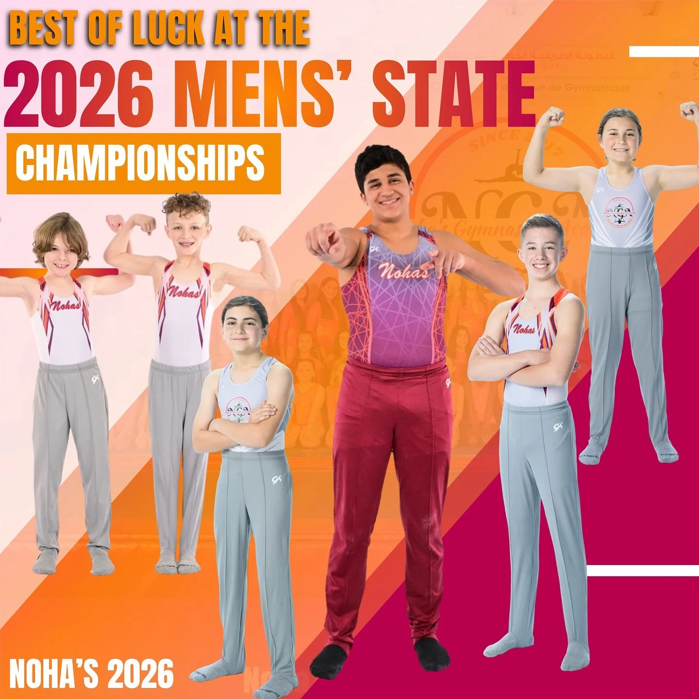 Good luck to our Noha&rsquo;s Boys Team competing at the New Hampshire State Championships today! 🔥

Your hard work, dedication, and countless hours in the gym have led to this moment. Go out there, have fun, and show everyone what Noha&rsquo;s is a