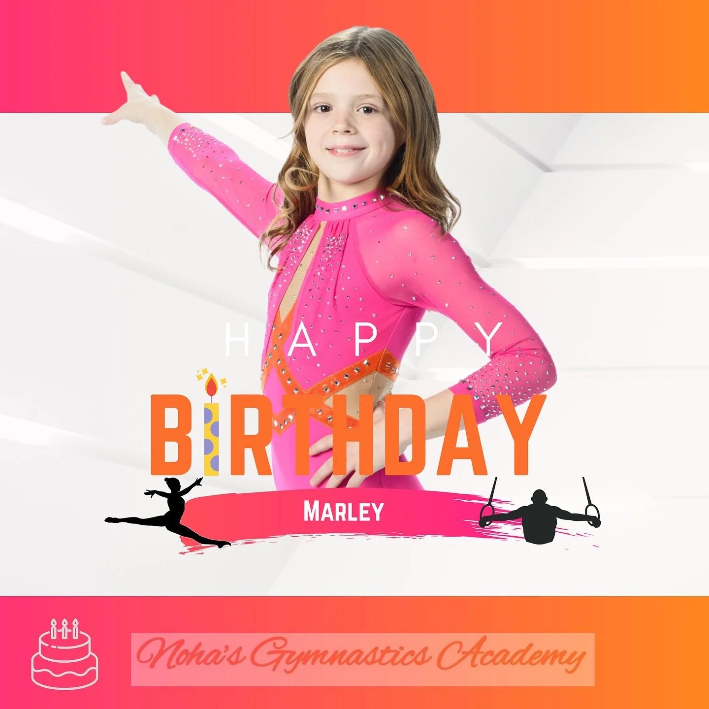 🤸🏼Noha&rsquo;s Gymnastics Academy 🤸🏼

💖🧡Happy birthday Marley 🧡💖