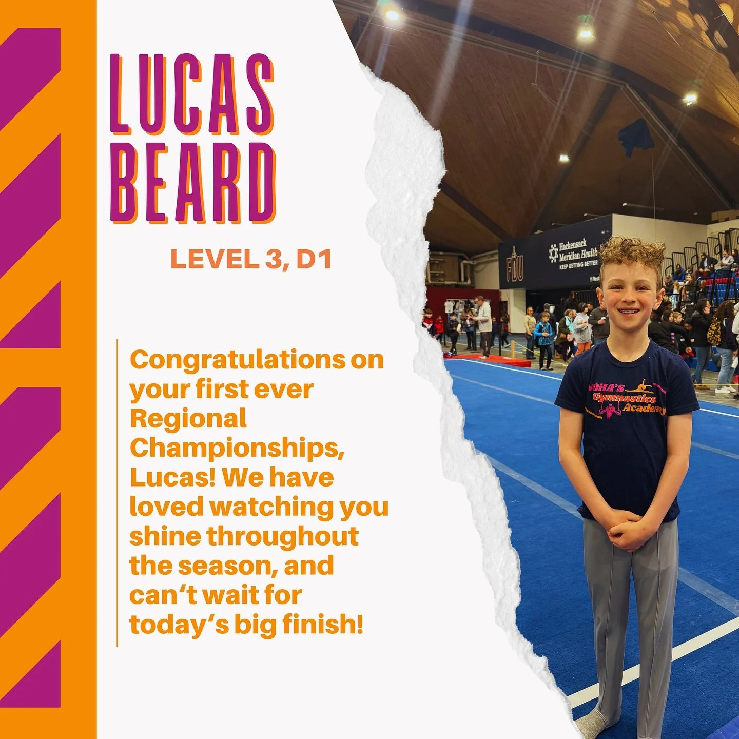 Best of luck at your first ever Regional Championships Lucas! 🔥🔥🔥

#NohasStrong #Nohas2026 #BigThingsComing #NotJustATeam #WeAreFamily💖🧡