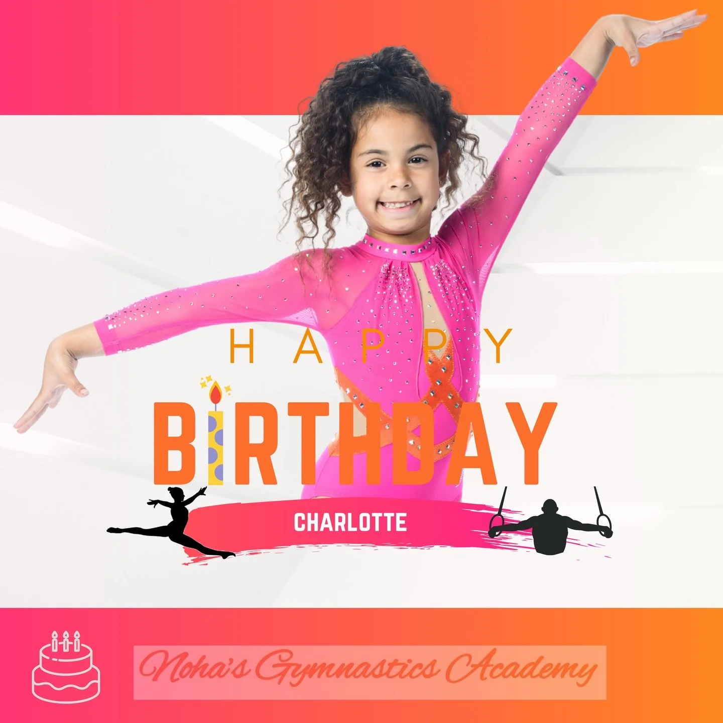 🤸🏼Noha&rsquo;s Gymnastics Academy 🤸🏼

💖🧡Happy birthday Charlotte 🧡💖