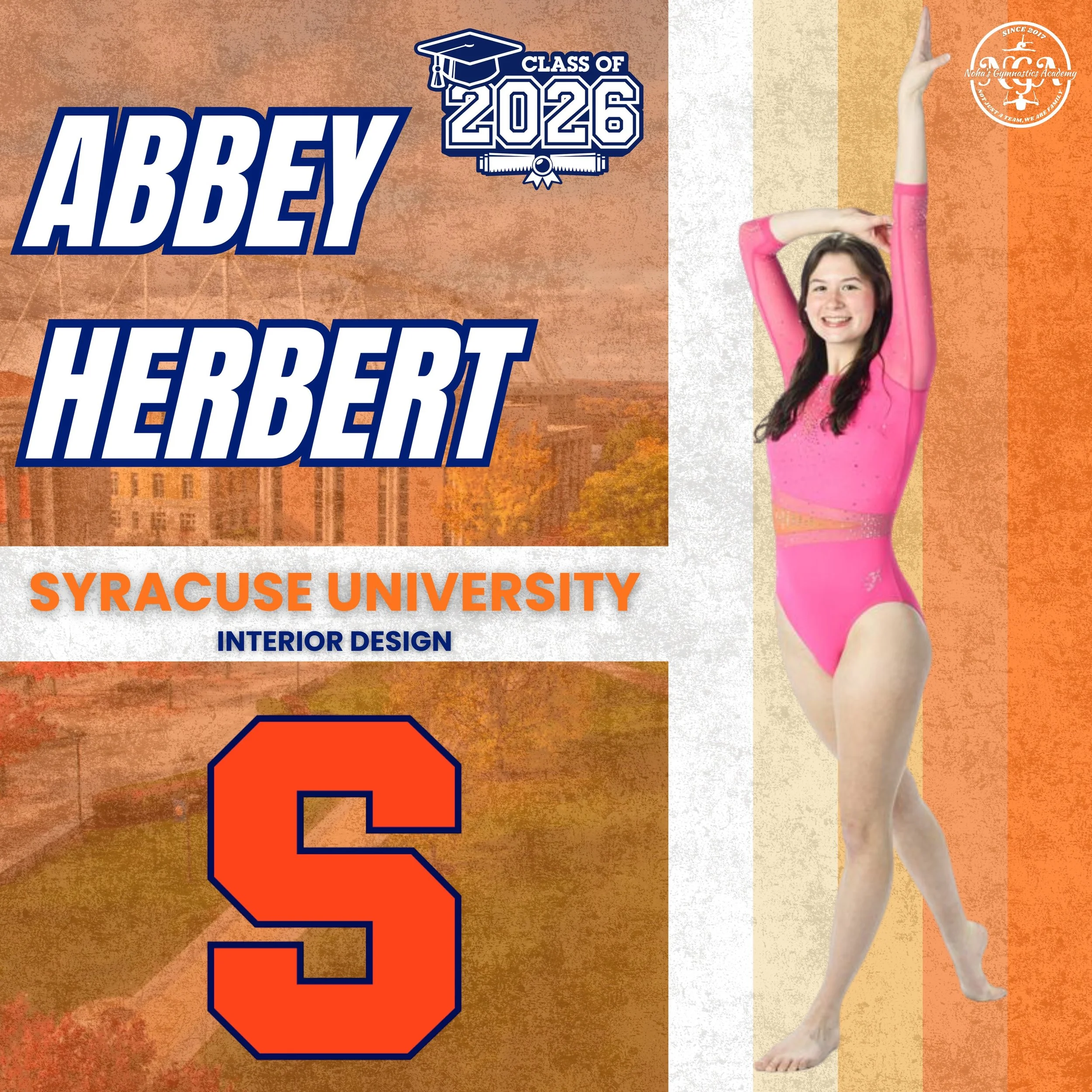 ✨ College Bound ✨

Please join us in congratulating Abbey Herbert on her commitment to continue her academic career at Syracuse University, majoring in Interior Design! 🧡👩🏻&zwj;🎓💙

We are so proud of you, Abbey! We can&rsquo;t wait to see everyt
