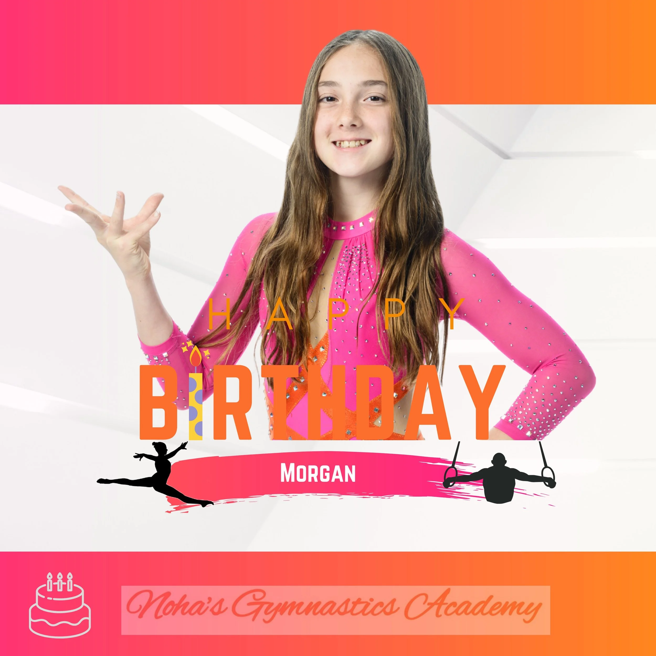 🤸🏼Noha&rsquo;s Gymnastics Academy 🤸🏼

💖🧡Happy birthday Morgan 🧡💖