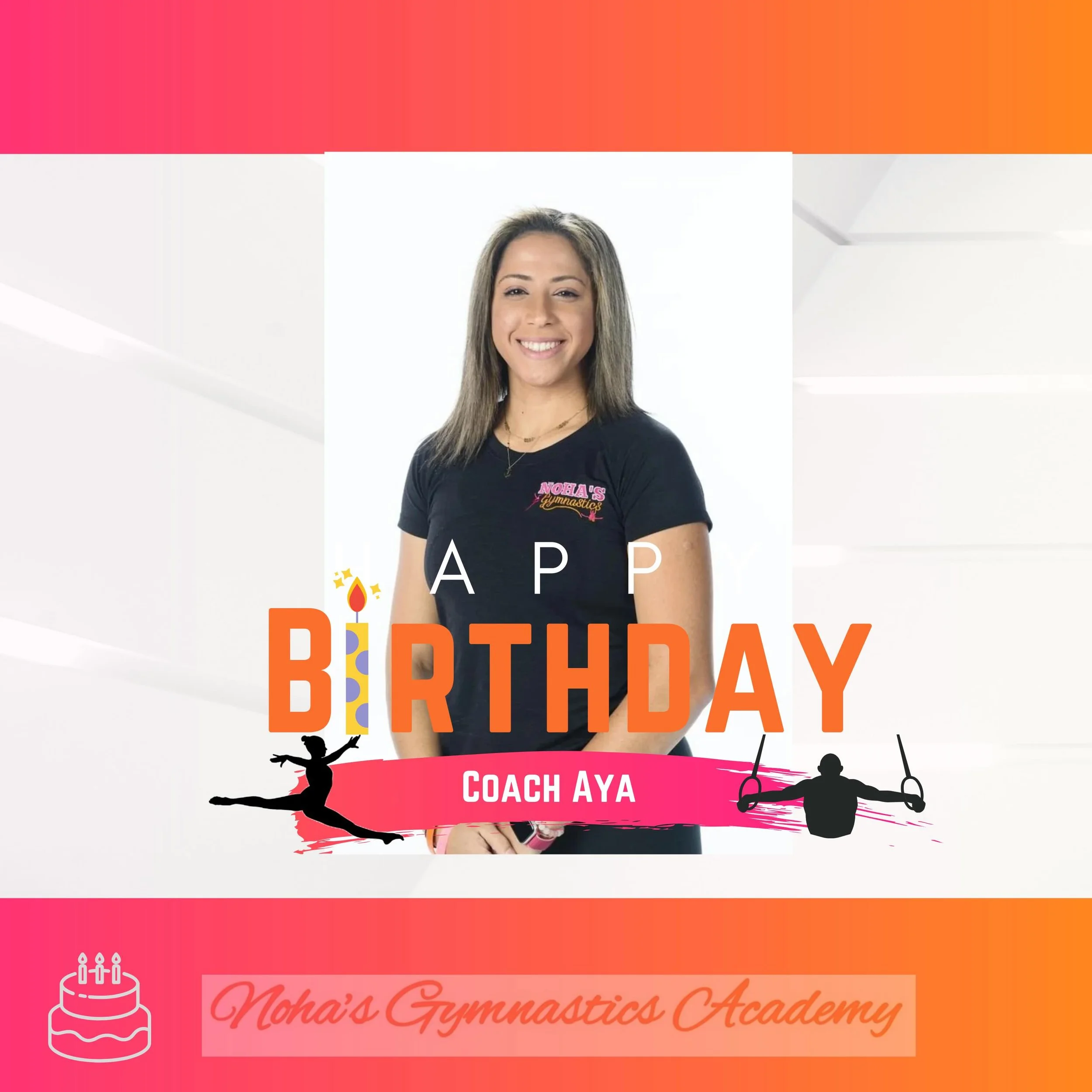 Happy Birthday to my beautiful daughter, Aya.

Today, we celebrate you and the incredible light you bring into our lives and into Noha&rsquo;s Gymnastics. You are the heart and soul of the gym, the engine that keeps it going, and such a beautiful sou