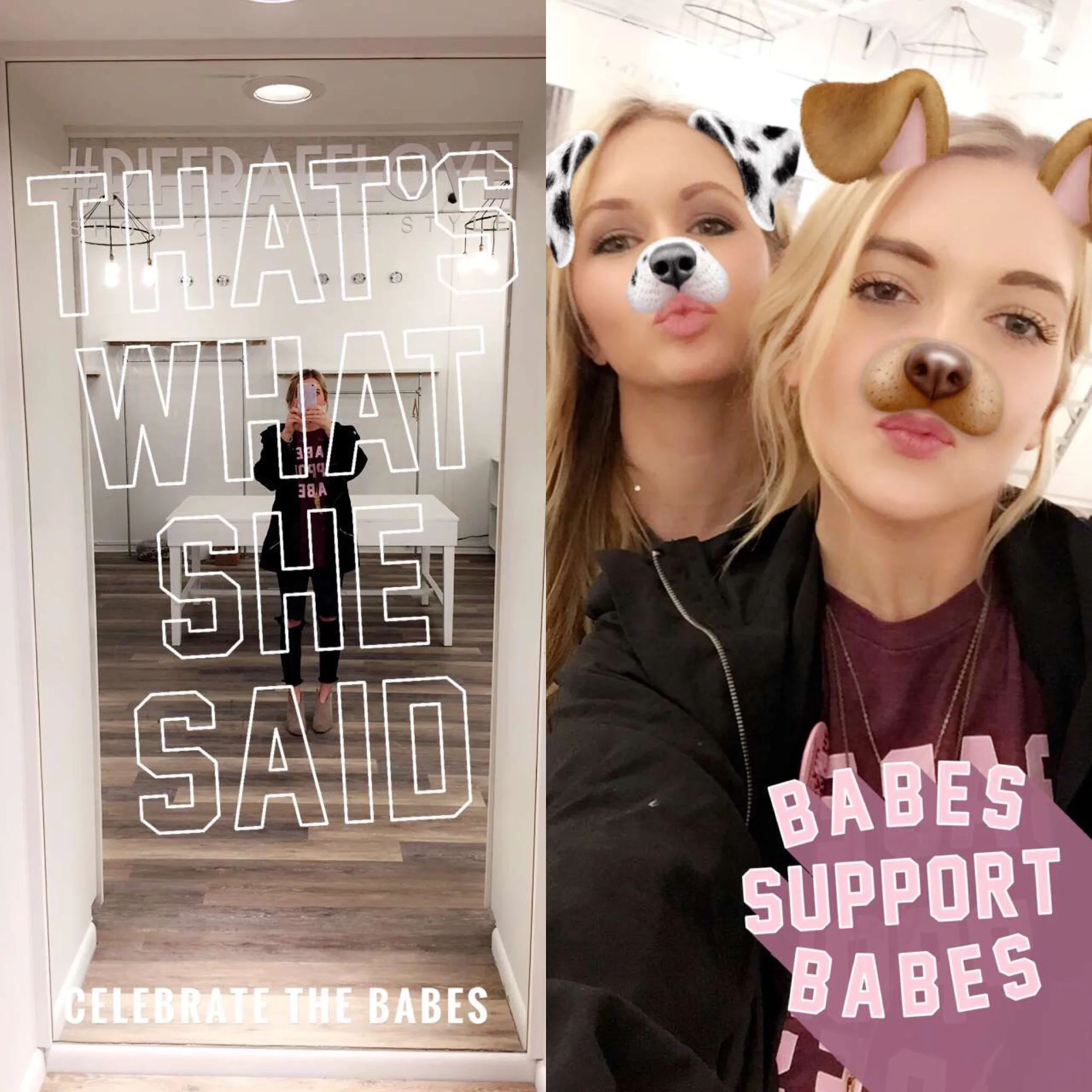 Love how these two geofilters for snapchat turned out for the day of the launch! For more info on custom geofilters, click here for inquiries and/or pricing!