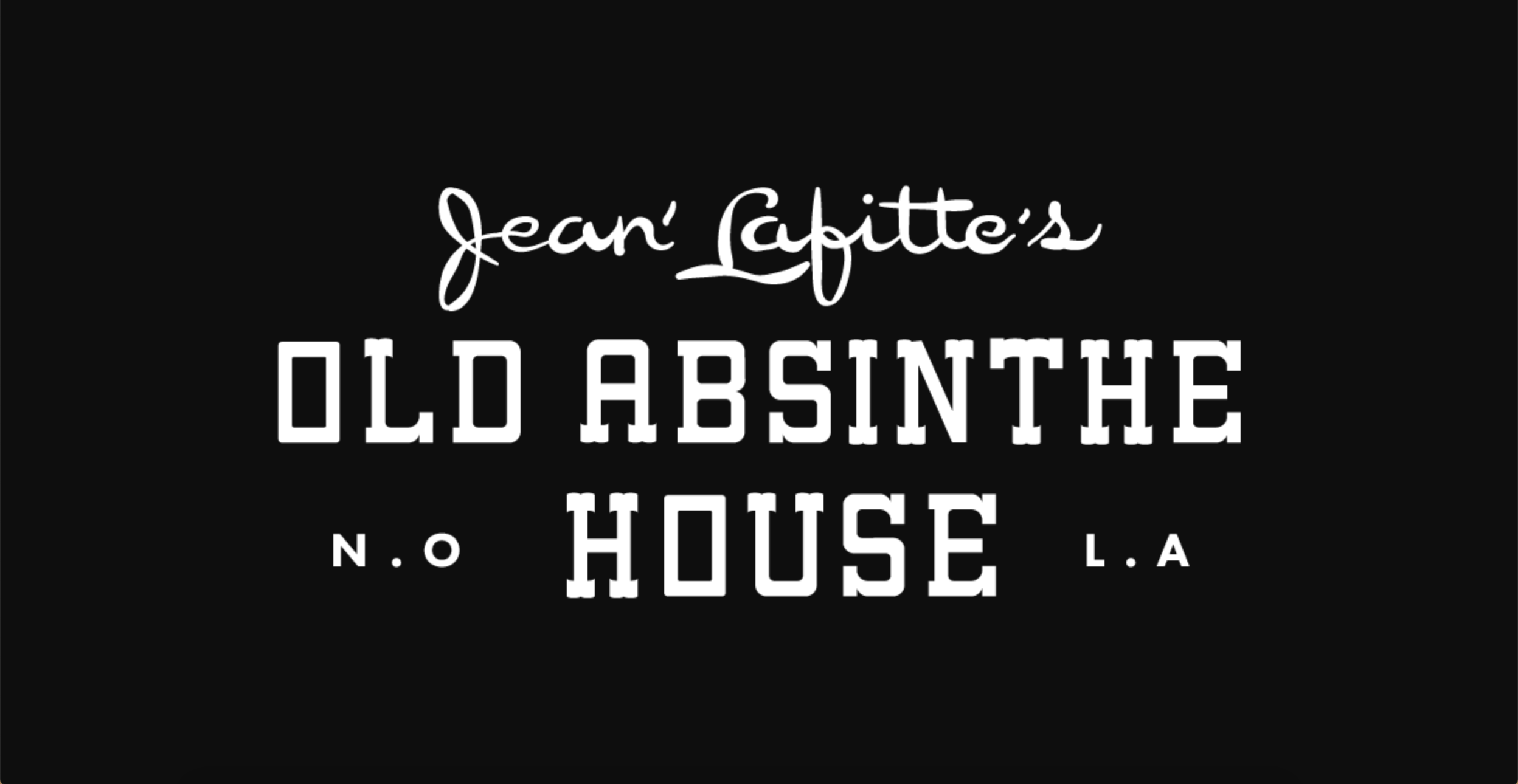 Jean Lafitte's Old Absinthe House Bar Logo Transparent.png
