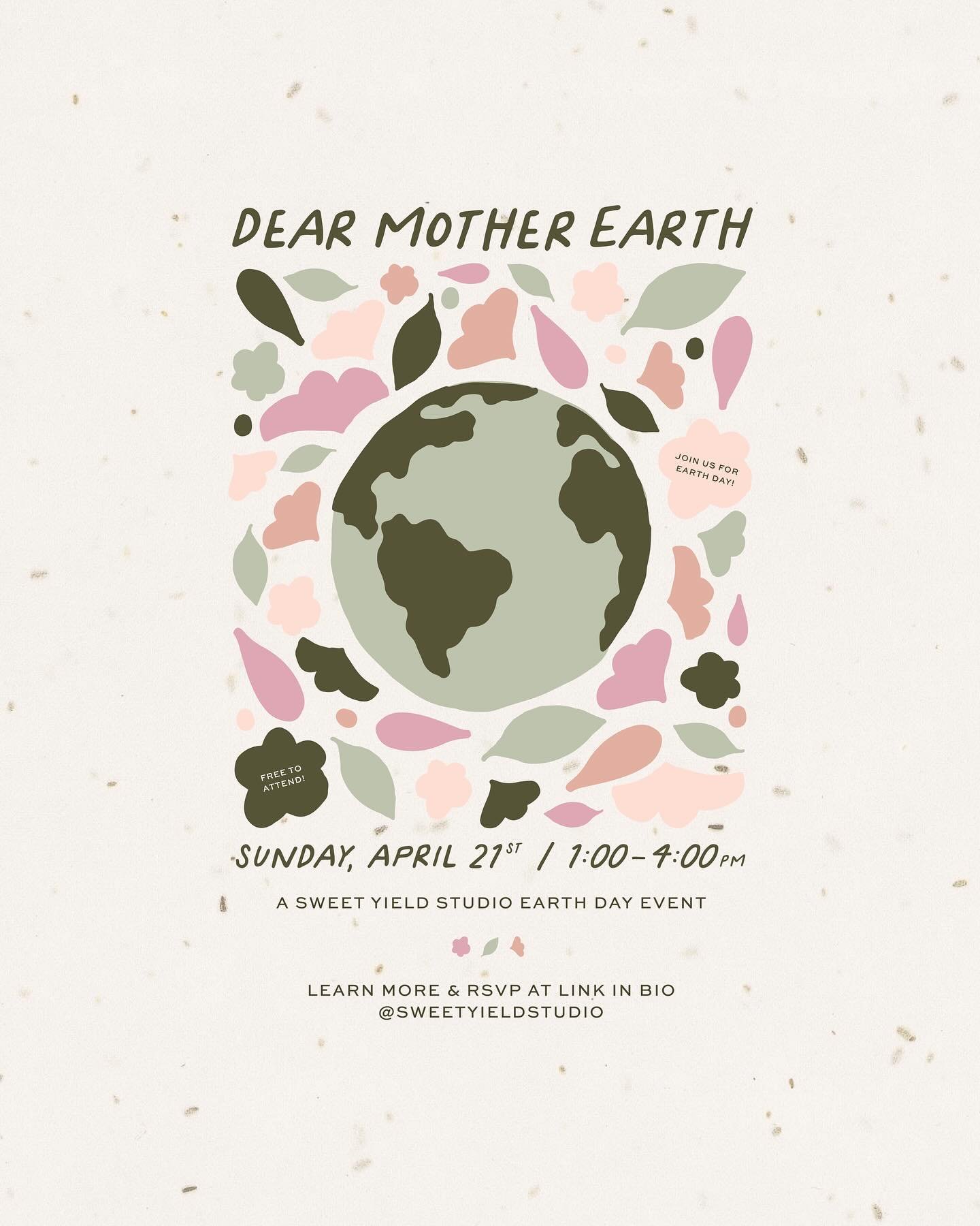🌱Have you heard? We are hosting our 2nd annual Dear Mother Earth event this Sunday, April 21st from 1:00-4:00pm and you&rsquo;re invited! 

🪱Composting Lessons with @fertilegroundok
🌸Nature Sensory Bins with @hippiehooray
📖Storytime Corner⁠ &amp;