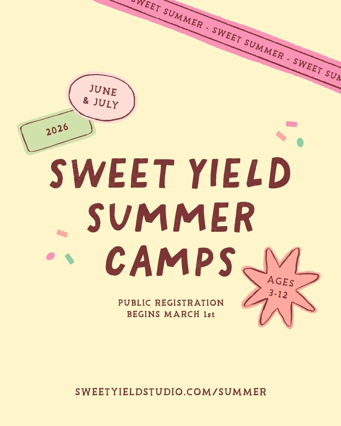 👀THE WAIT IS OVER! Our 2026 Summer Camp Schedule is HERE, and we&rsquo;re bringing you the most magical summer yet! ✨⁠
⁠
🎨 Art Camps⁠
🩰 Dance Camps⁠
🌸 Nature Camps⁠
✨ One-Day Camps⁠
⁠
From structured, highly educational experiences to imaginative