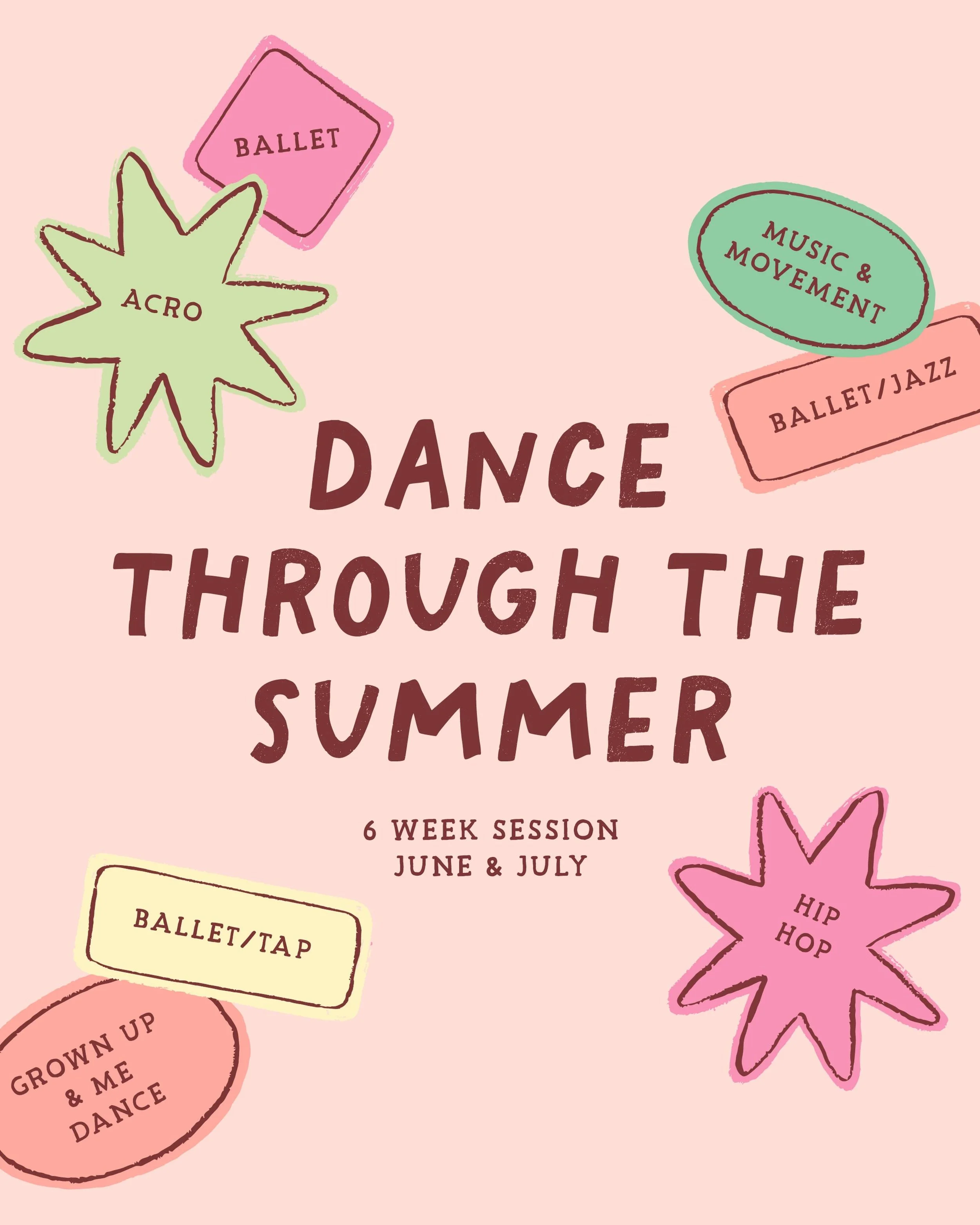 A joyful summer of dance, movement, and creativity is almost here at Sweet Yield Studio! ✨

Our six-week Summer Session is intentionally short, sweet, and low-pressure &mdash; making it the perfect opportunity to explore dance for the very first time