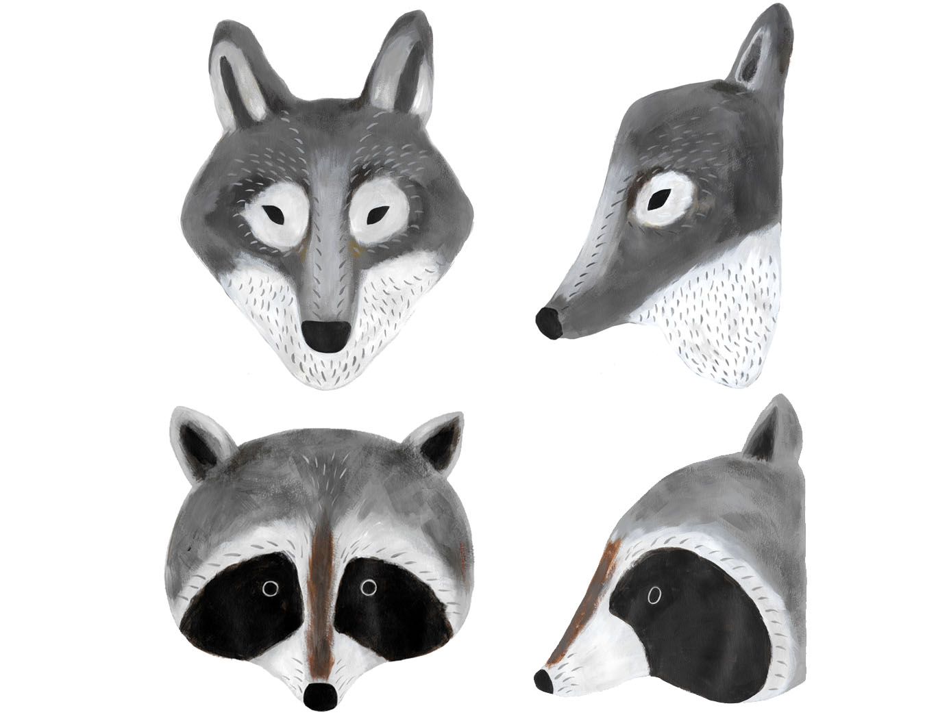 Wolf&Racoon heads _web.jpg