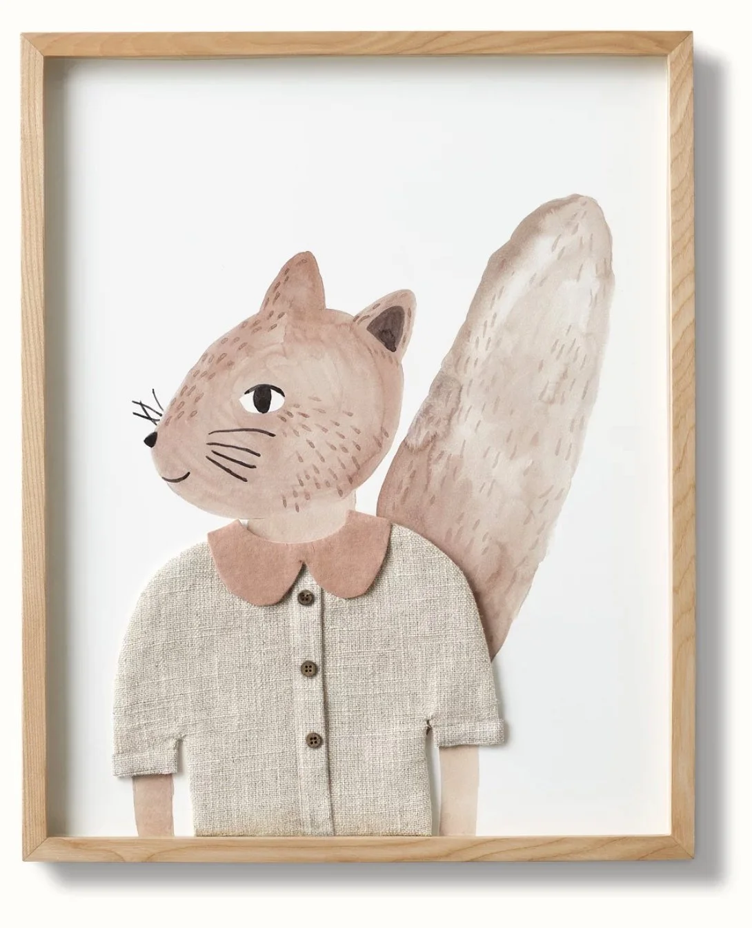 Dressed Up Animal Portrait- Squirrel 