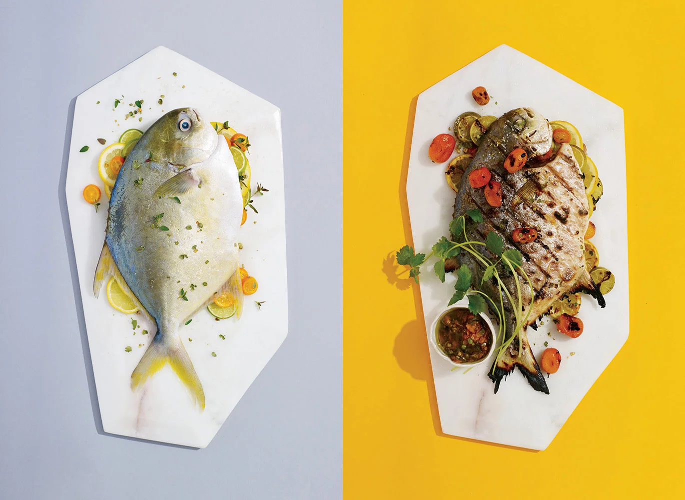 fish - raw and cooked