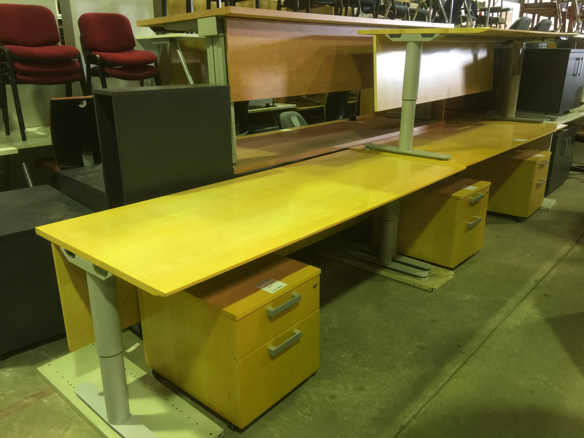 Schiavello Executive Veneer Ergonomic Desks