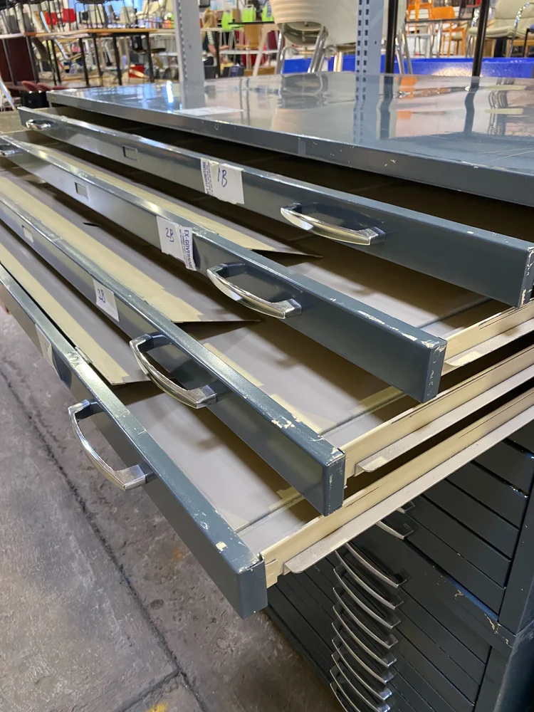 Steel Map Cabinets — Ex-Government Furniture