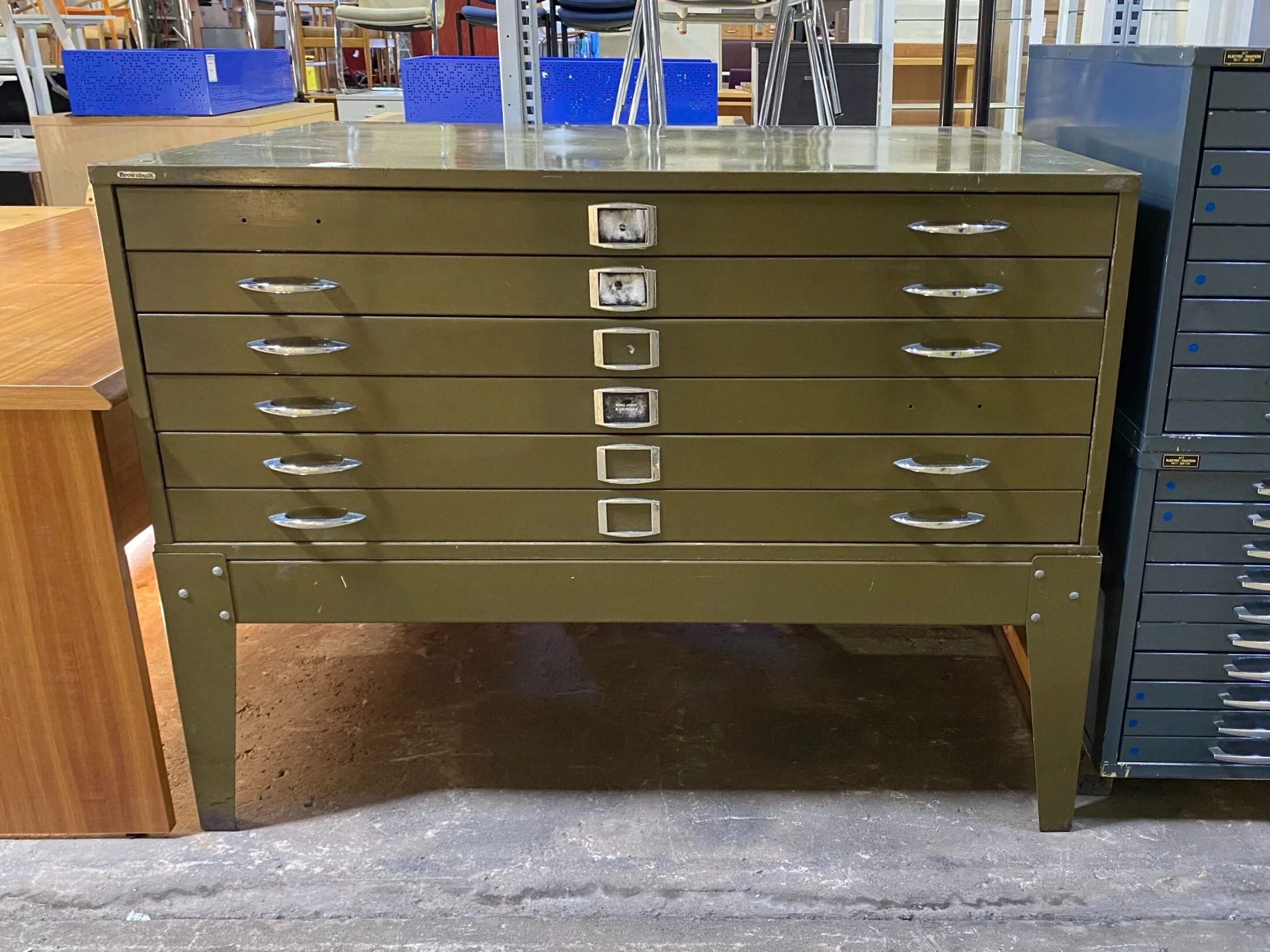 Steel Map Cabinets — Ex-Government Furniture