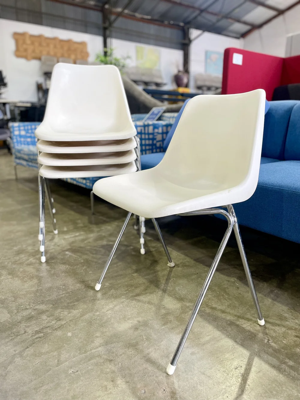 Robin Day Poly Side Chair — Ex-Government Furniture