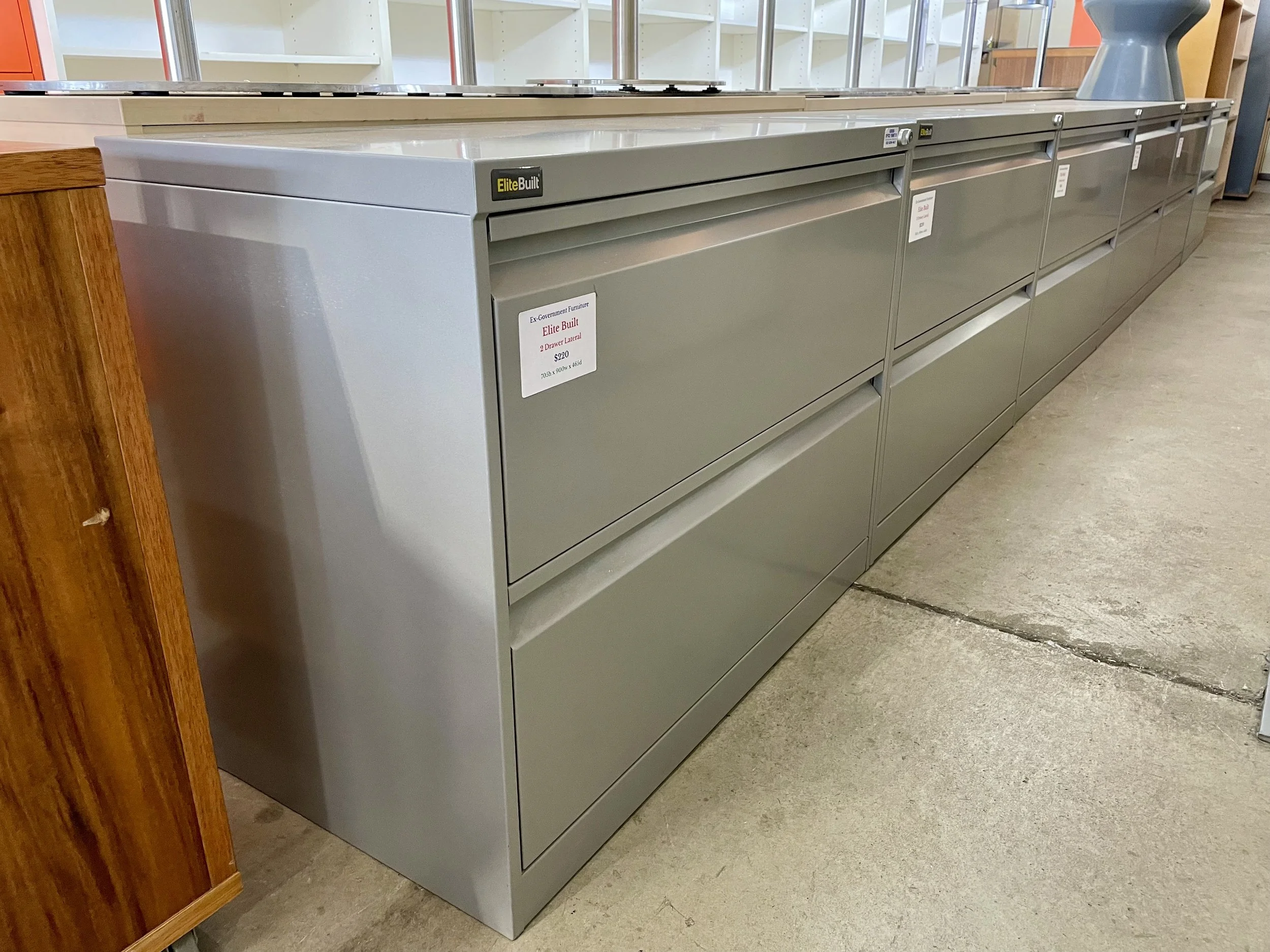 2 Drawer Lateral Filing Cabinets by Elite Built