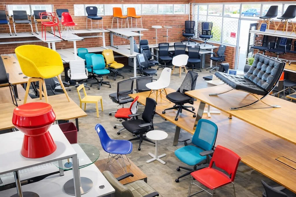 A few January favourites from the showroom.

A mix of sit-stand workstations, including the Zenith Orbis, Herman Miller Embody and Okamura Sylphy chairs, along with practical storage and everyday pieces that just work.

We get furniture in weekly, so