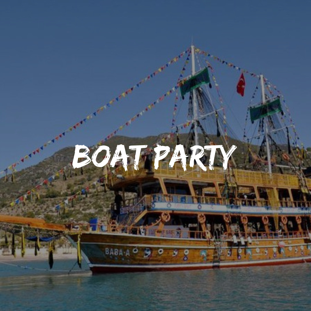 Boat Cruise across the beautiful blue waters and join a foam party