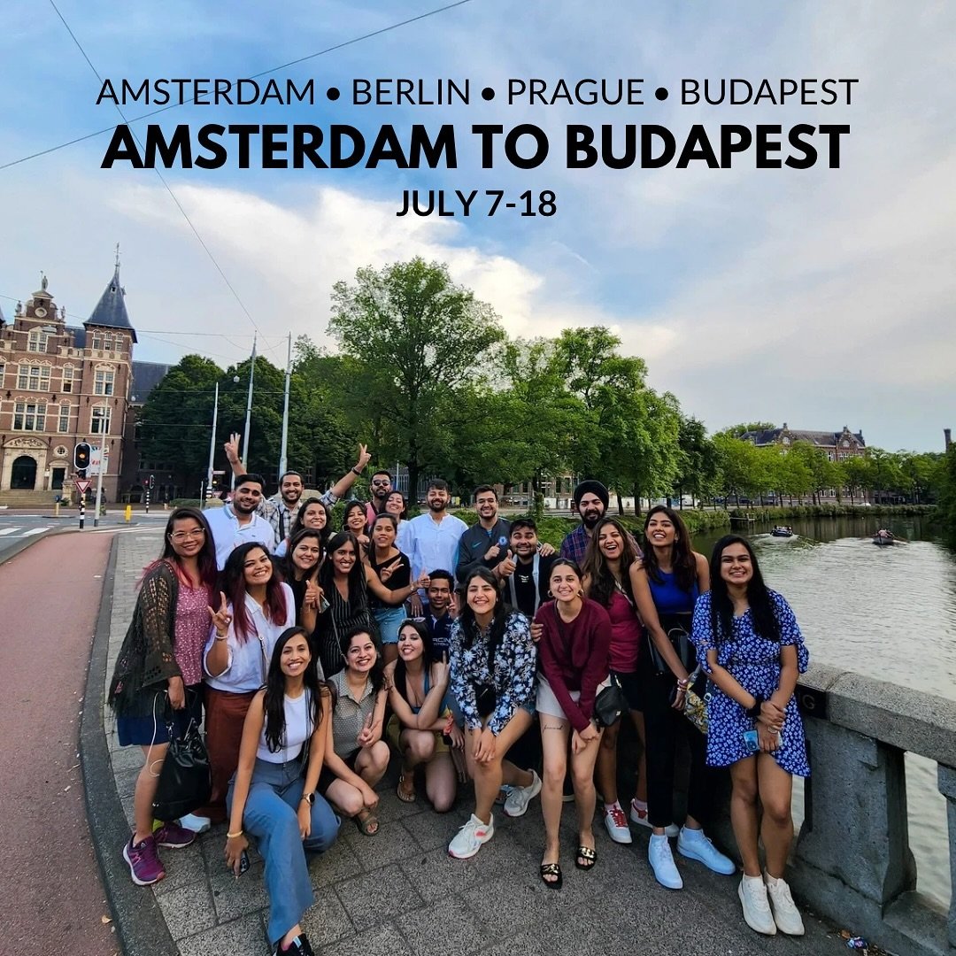 Our next group trip across Europe is scheduled for July 7-18, and will cover the cities of Amsterdam, Berlin, Prague and Budapest. Join our squad as we explore and party across these lively cities of Europe. Trip is only limited to travelers between 