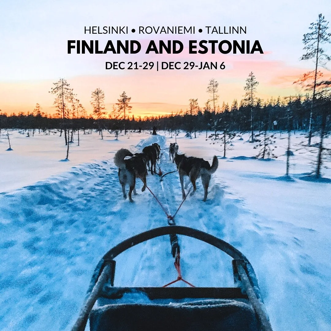 Northern Lights trips for Christmas and NY edition are out! 🎅🏻❄️ Travel with us to Finland and Estonia and enjoy the best winter experiences; next trips are for December 21-29, and December 29-January 6.

Cross the Arctic Circle, gaze at the breath