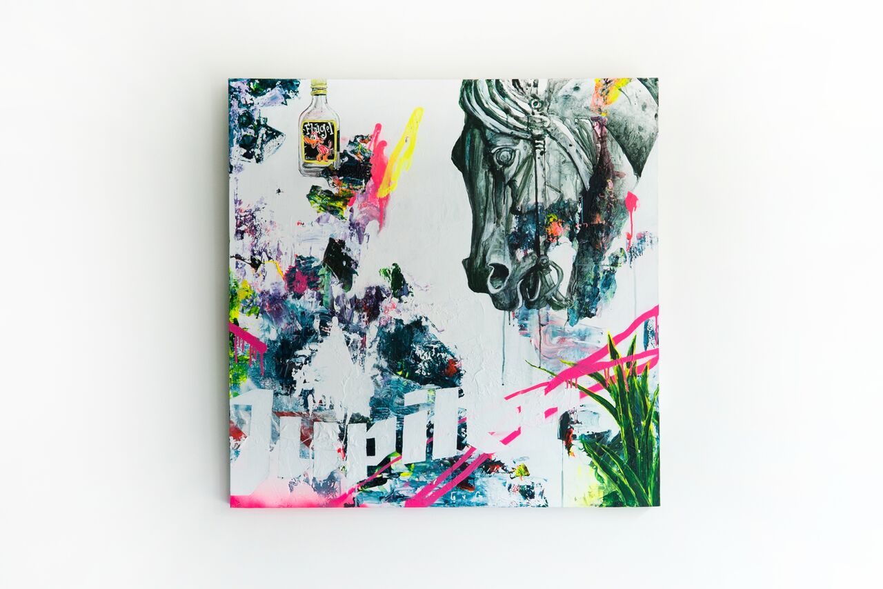 Flügeljupiter 90 x 90 cm