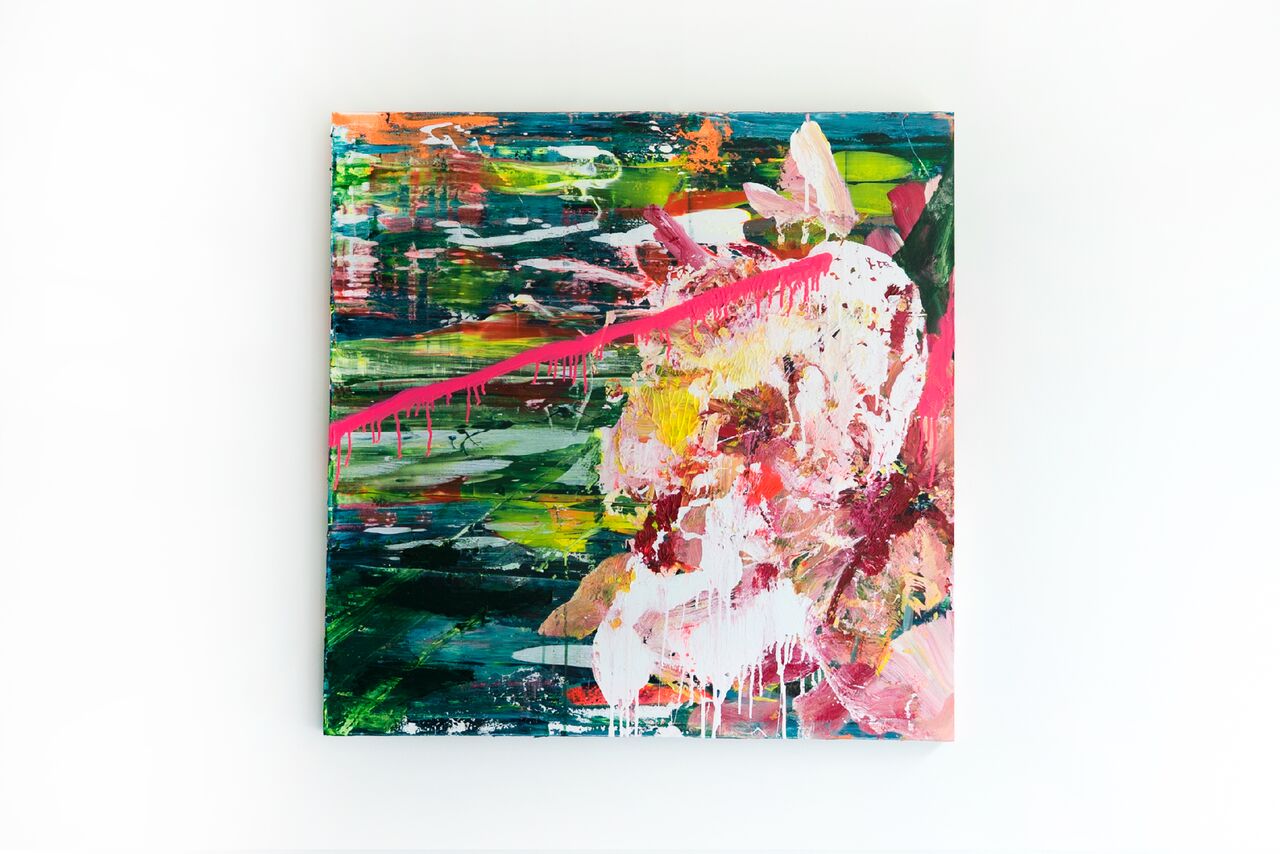 Witzli Poetzi's Flowers 90 x 90 cm not available
