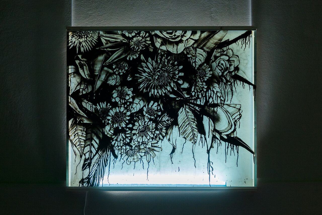 Flowers from Antwerpen 100 x 120 cm