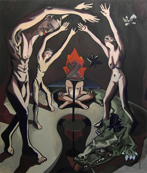 Dance of Dion 2017 145x170 Oil on canvas